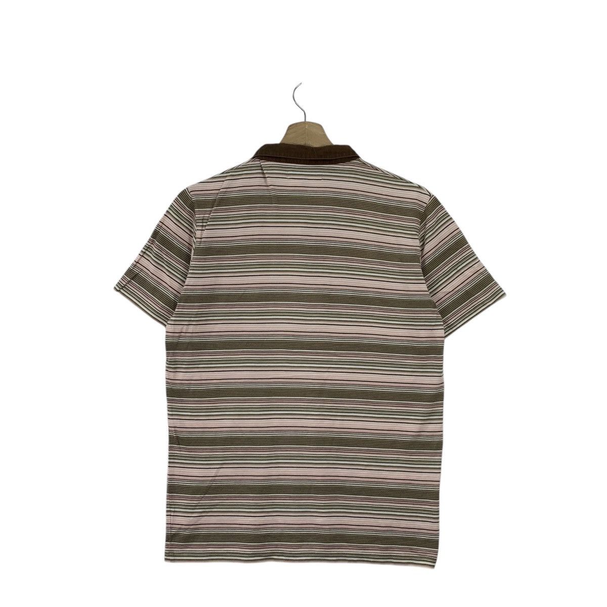 Katharine Hamnett London KATHARINE HAMNETT LONDON Cut & Sew Polo Tee Shirt Top Size L / US 10 / IT 46 - 5 Thumbnail