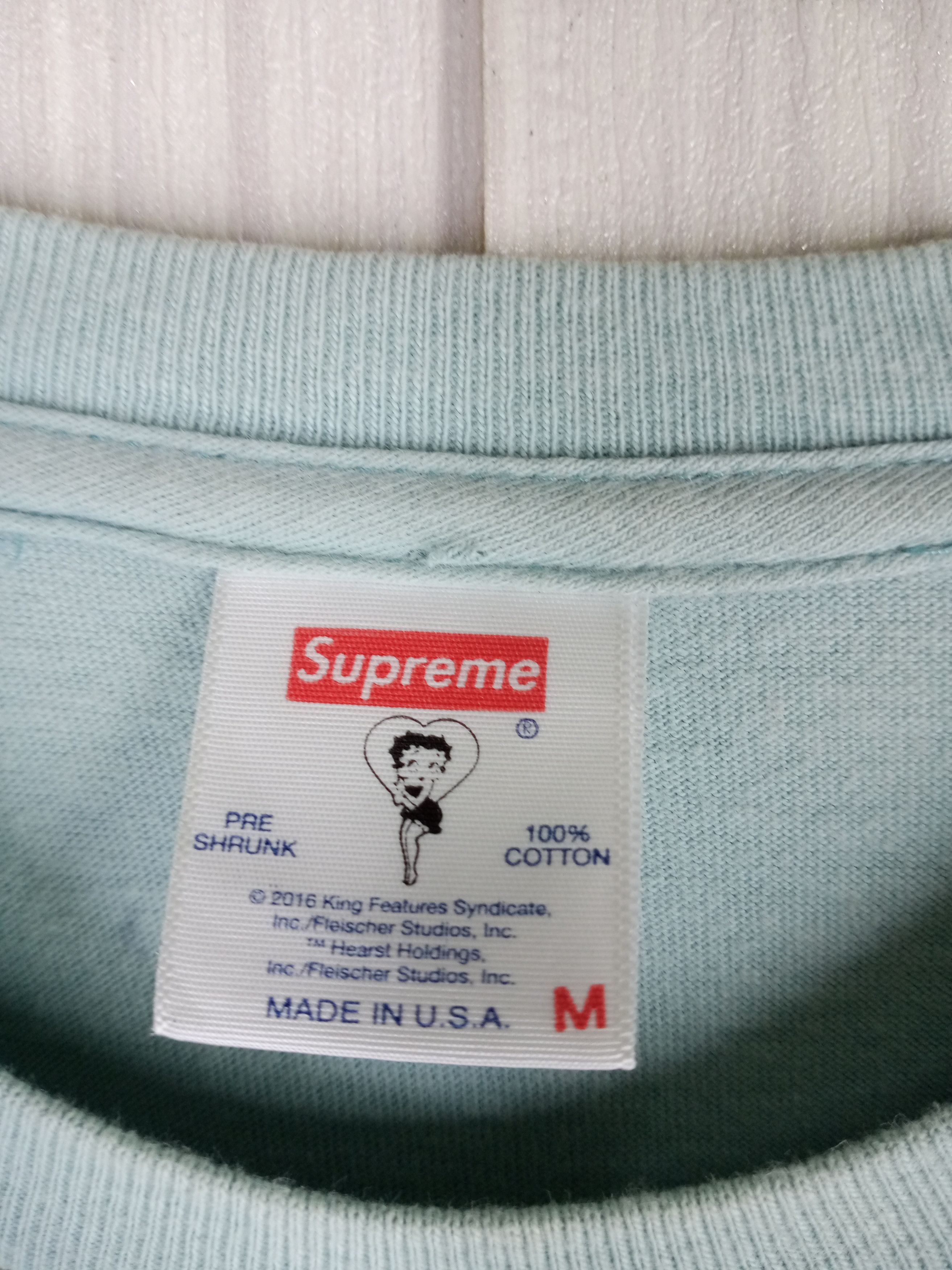 Supreme Supreme x Betty Boop Tshirt Size US M / EU 48-50 / 2 - 6 Thumbnail