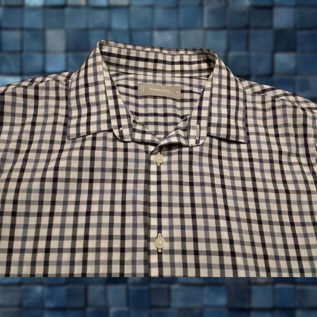 Everlane Everlane Mens Shirt Long Sleeve Button-Down Multicolor Plaid Check Cotton Size US M / EU 48-50 / 2 - 1 Thumbnail