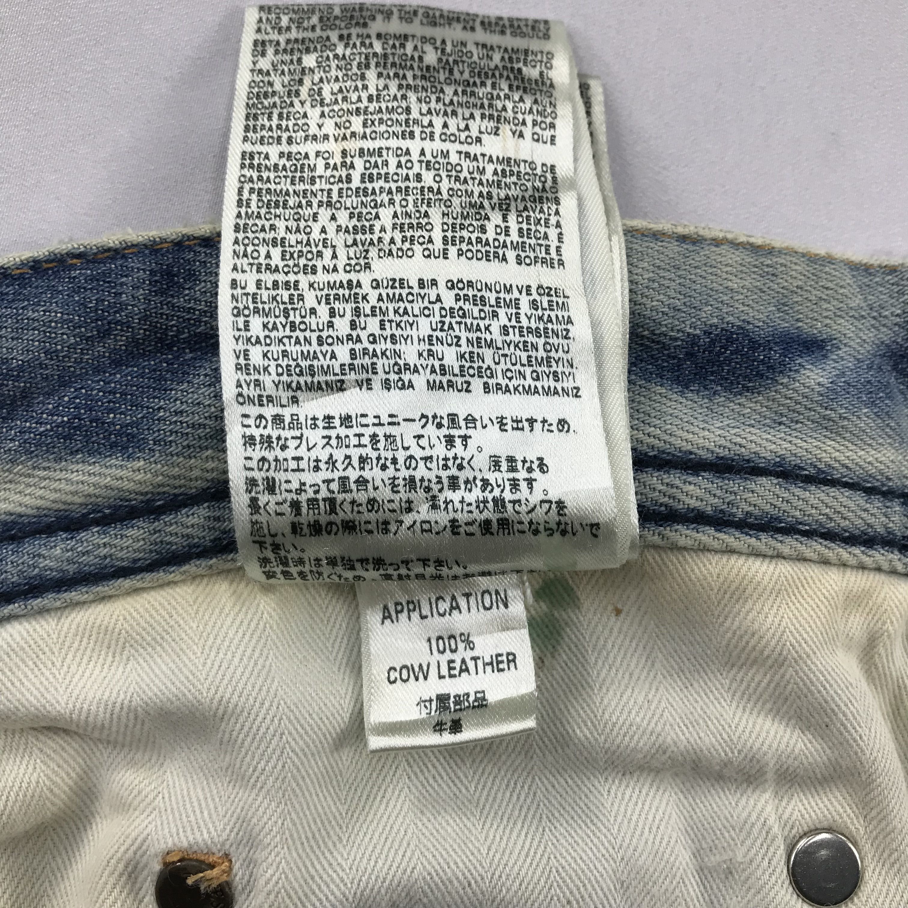 Diesel Diesel Safado Light Distress Denim Jeans KJ3458 Size US 32 / EU 48 - 22 Thumbnail