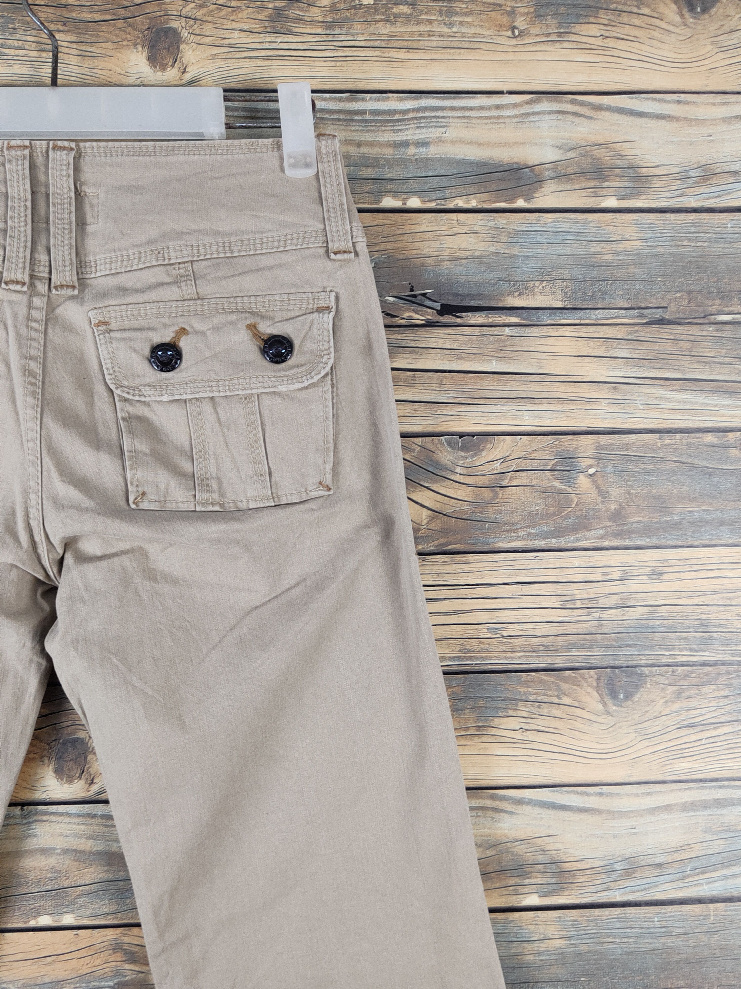 Japanese Brand Brappers Beige Multipocket utility Cargo Pants #W1377 Size 27" / US 4 / IT 40 - 10 Thumbnail