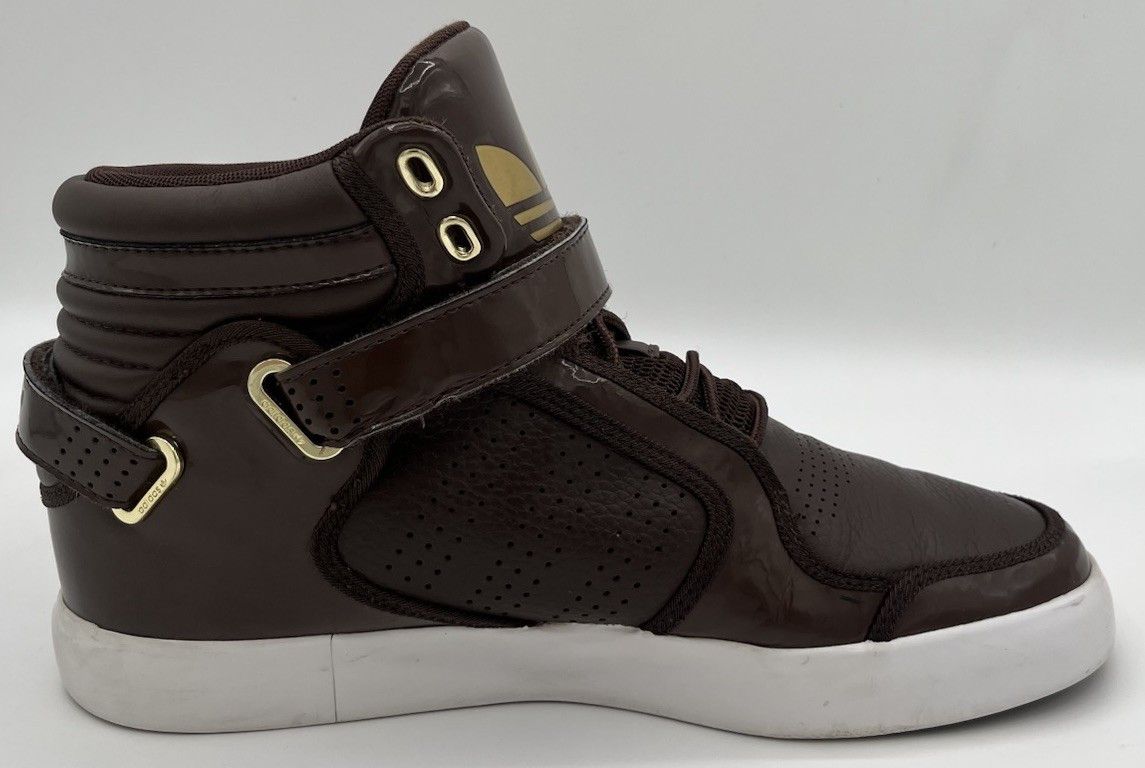 Adidas Adidas Adi-Rise Mid Men’s Size 8 Shoes Dark Brown Leather Size US 8 / EU 41 - 8 Thumbnail