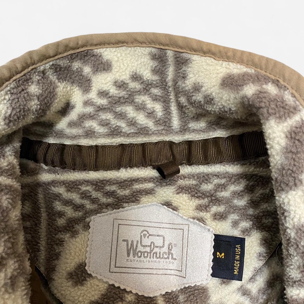 Woolrich Woolen Mills Woolrich snowflake beige and brown pattern fleece vest Size US M / EU 48-50 / 2 - 3 Thumbnail
