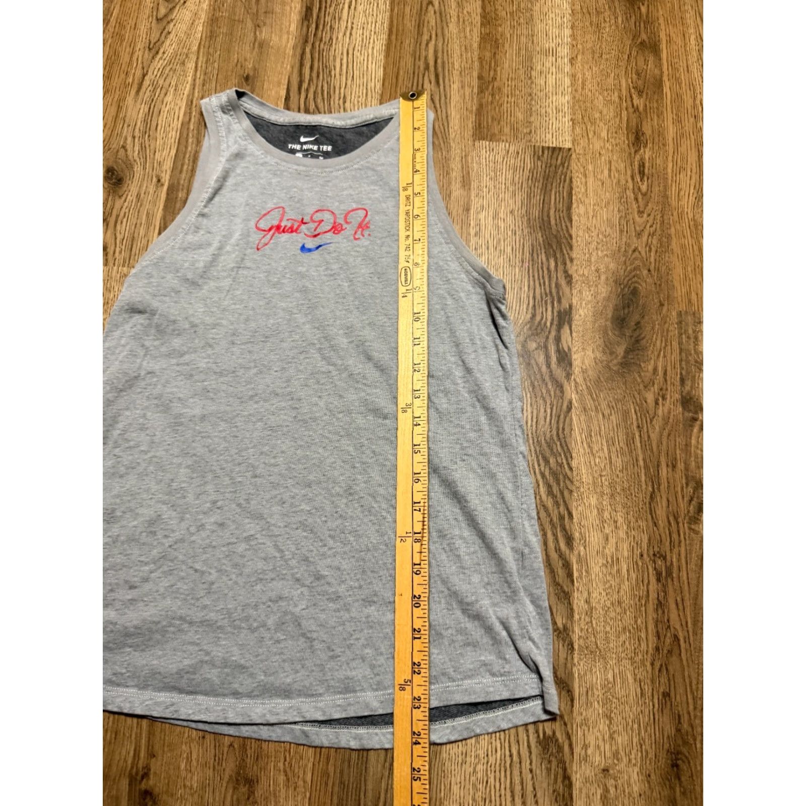 Nike Nike Tank Women Small Gray Athletic Wear Just do It Size S / US 4 / IT 40 - 5 Thumbnail