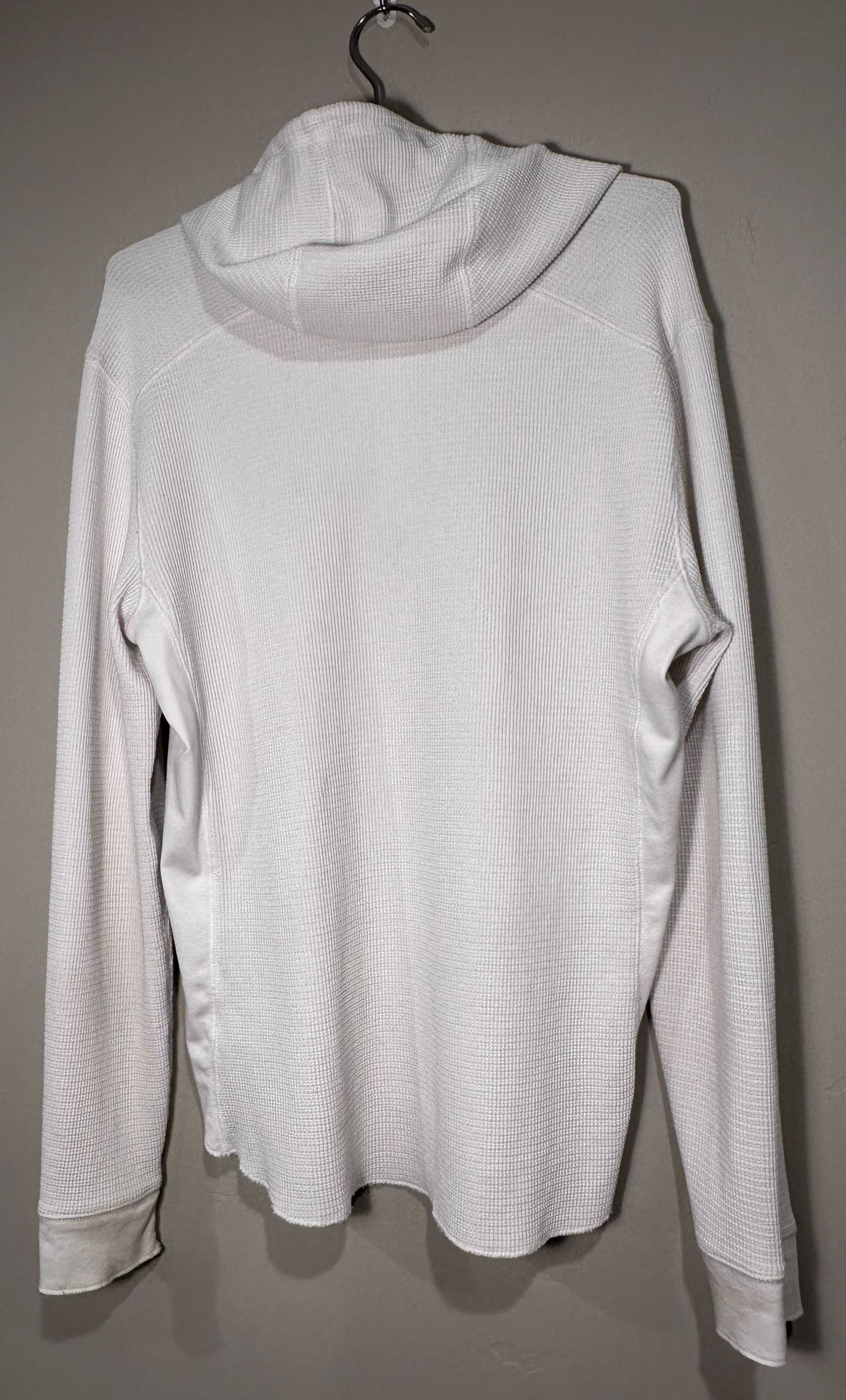 Vince Vince Waffle-Knit Hooded Henley Sweater Size US L / EU 52-54 / 3 - 4 Thumbnail