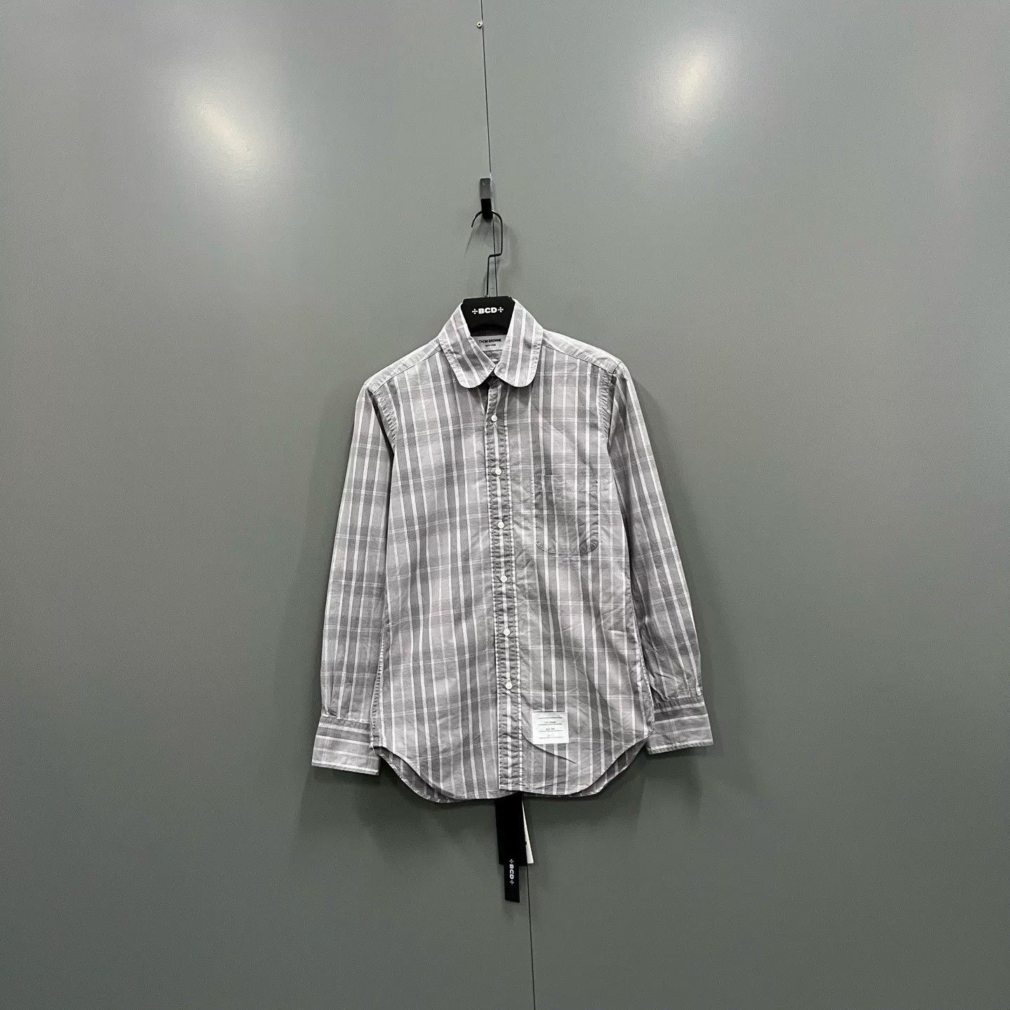 Thom Browne thom browne gray checkered shirt size l Size US S / EU 44-46 / 1 - 1 Thumbnail