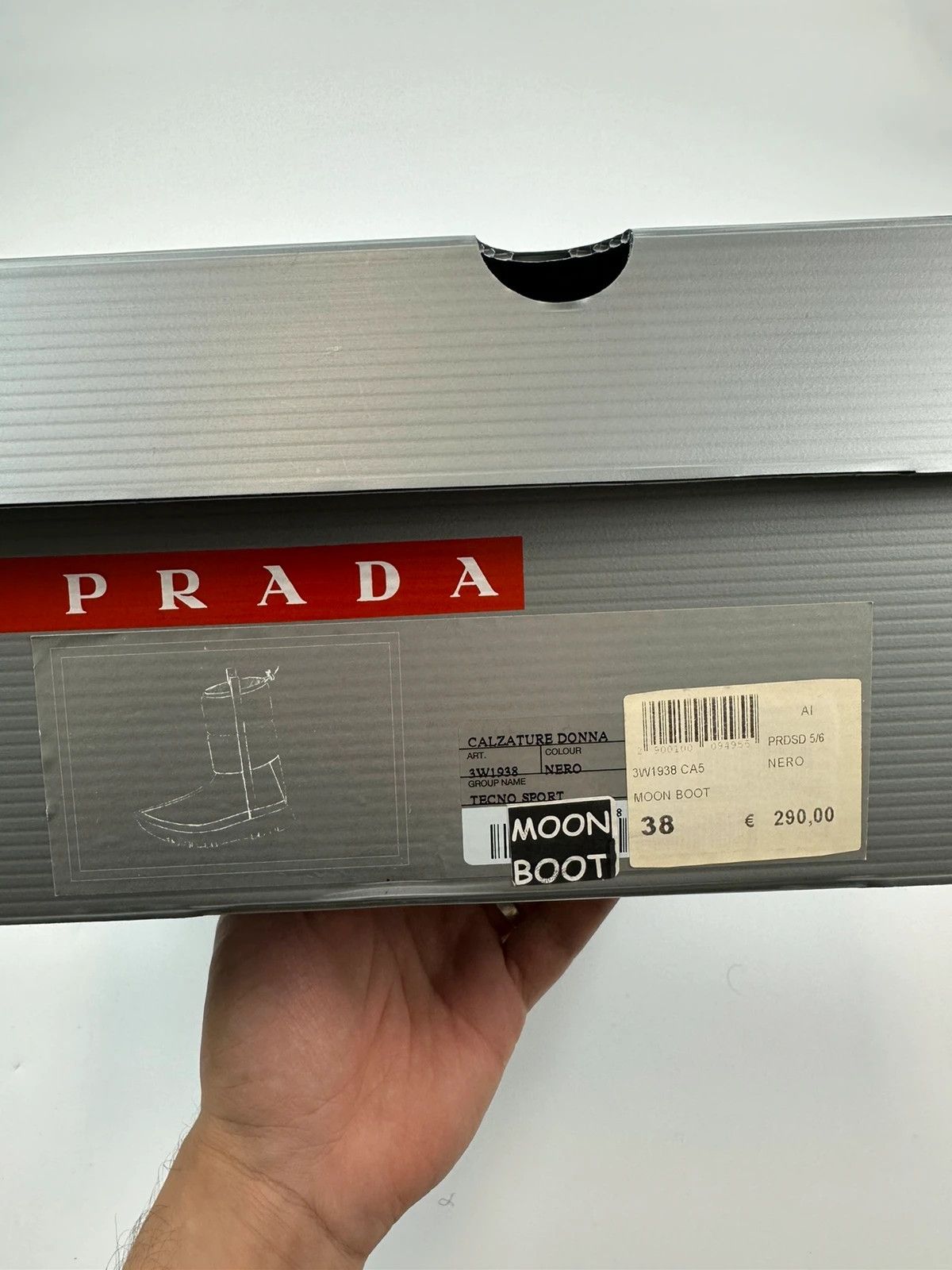 Prada Prada Sport FW1999 Black Moon Boots Ski Snow Chunky Sole Size US 8 / IT 38 - 17 Thumbnail