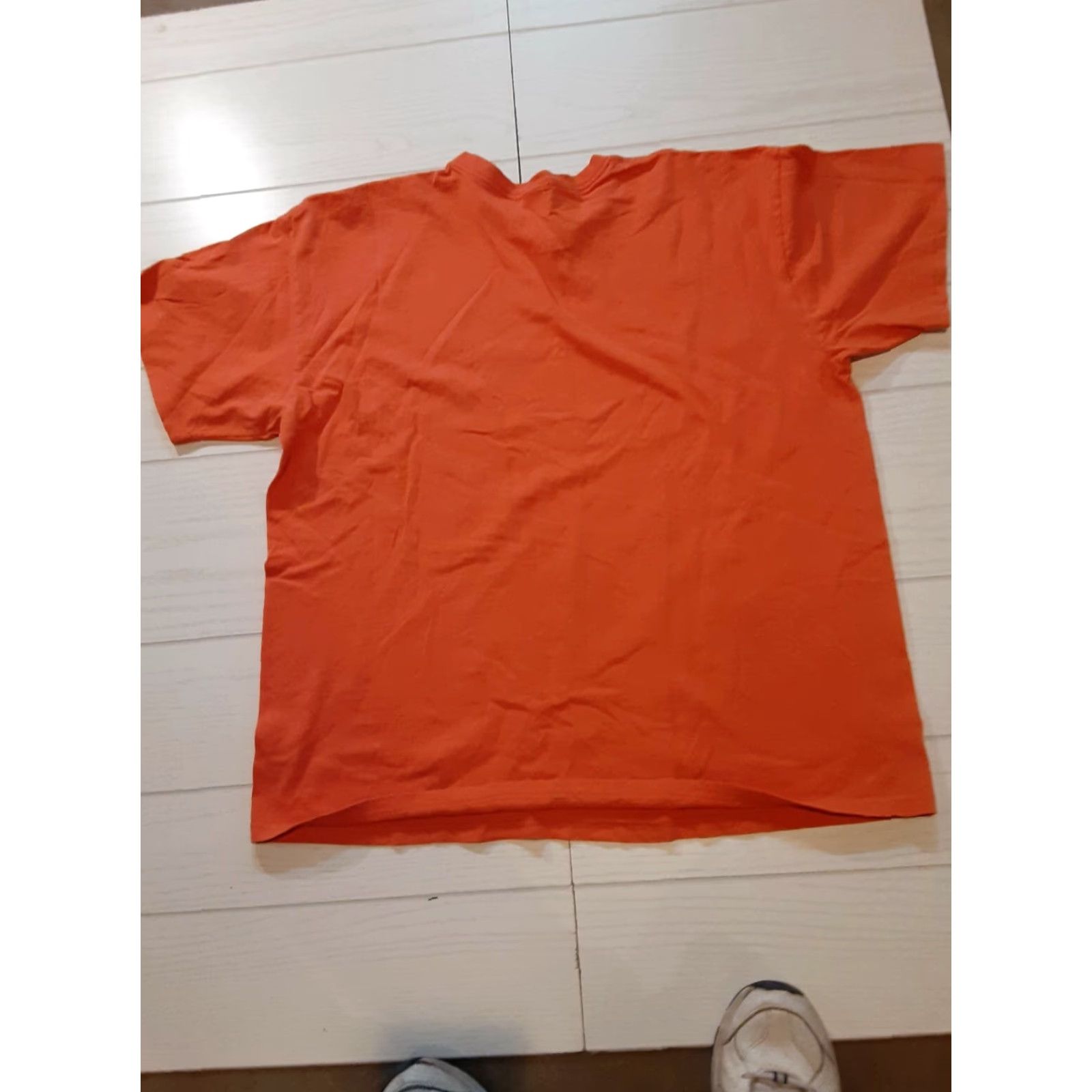 Nike VINTAGE Nike T-Shirt XXL Orange 90s Men Short Sleeve Regular 2XL Pit to Pit 25in 28in Long Womens? Size US XXL / EU 58 / 5 - 5 Thumbnail