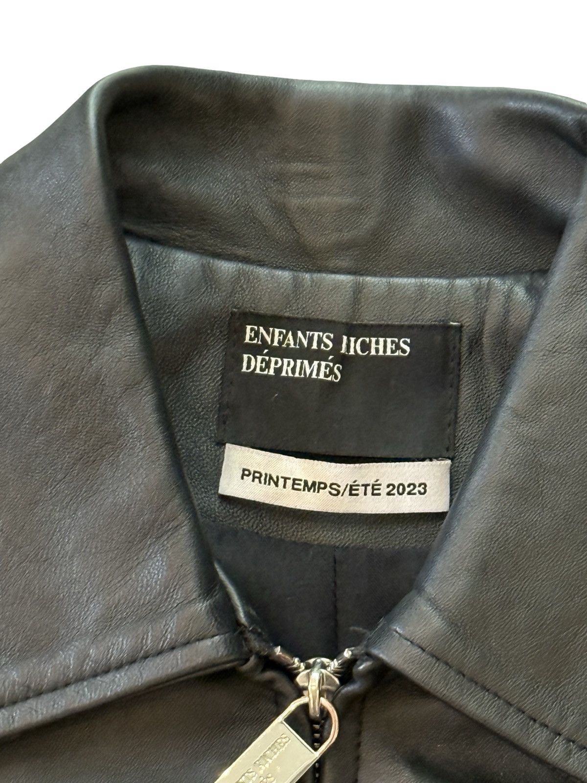 Enfants Riches Deprimes ERD embroidered girl fingering herself leather jacket Size US M / EU 48-50 / 2 - 6 Thumbnail