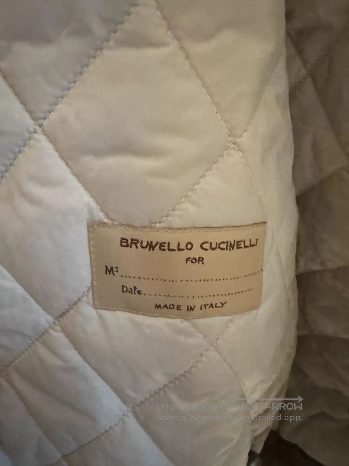 Brunello Cucinelli Brunello Cucinelli Beige Jacket Size 42. Size US M / EU 48-50 / 2 - 5 Thumbnail