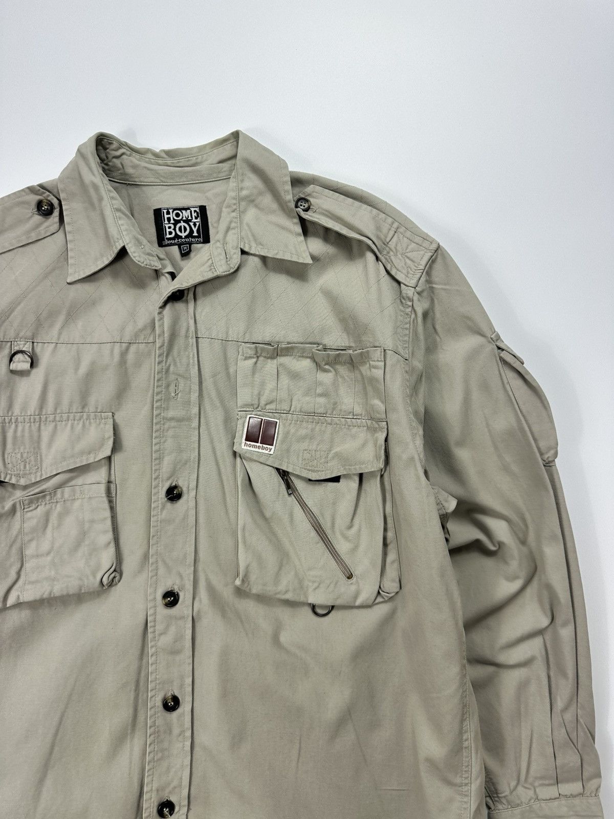 Japanese Brand Home Boy Multi Pocket Shirt Logo Size US M / EU 48-50 / 2 - 5 Thumbnail