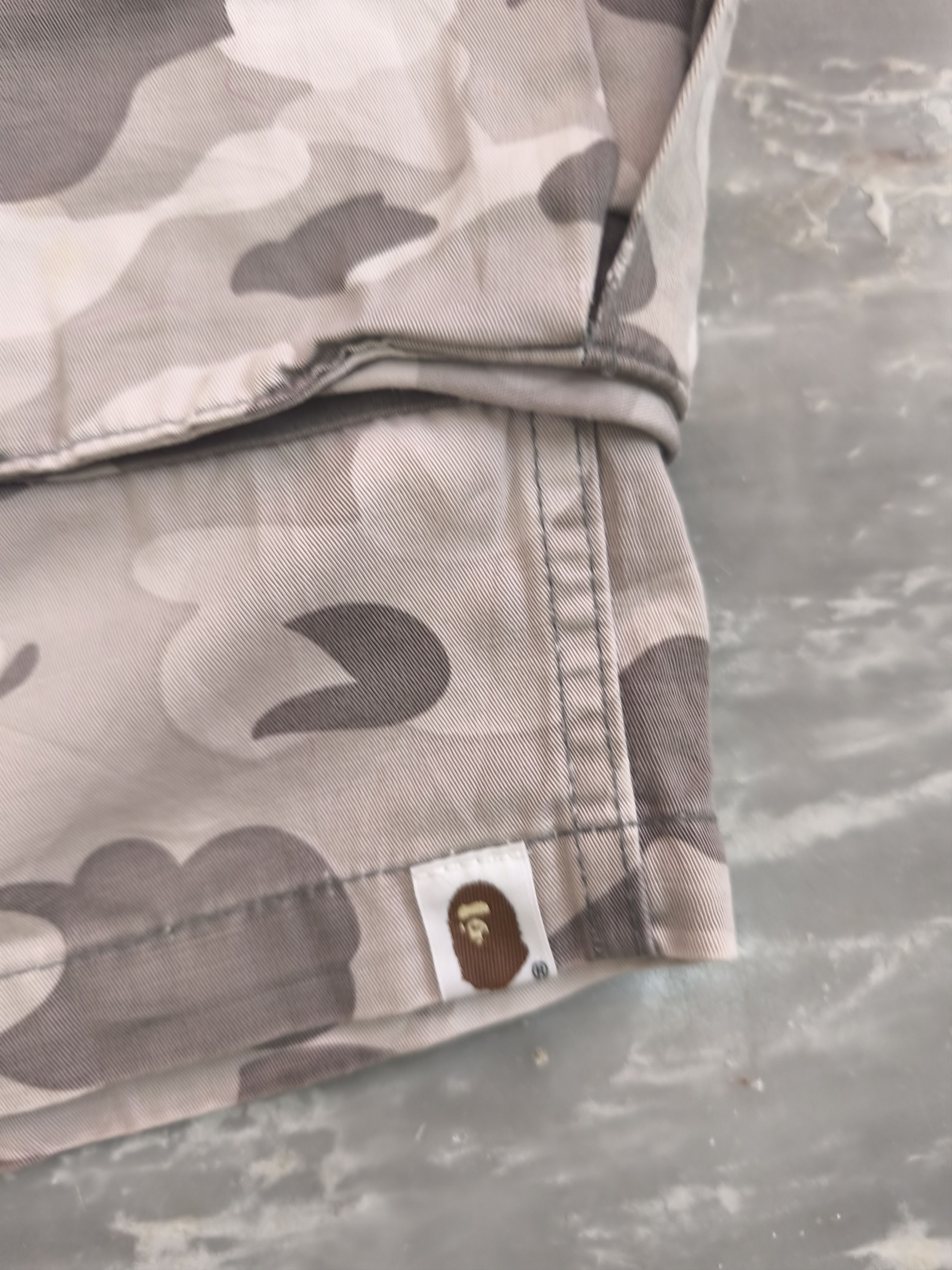Bape OG Bape Gray Camo Cargo Short Size US 34 / EU 50 - 4 Thumbnail