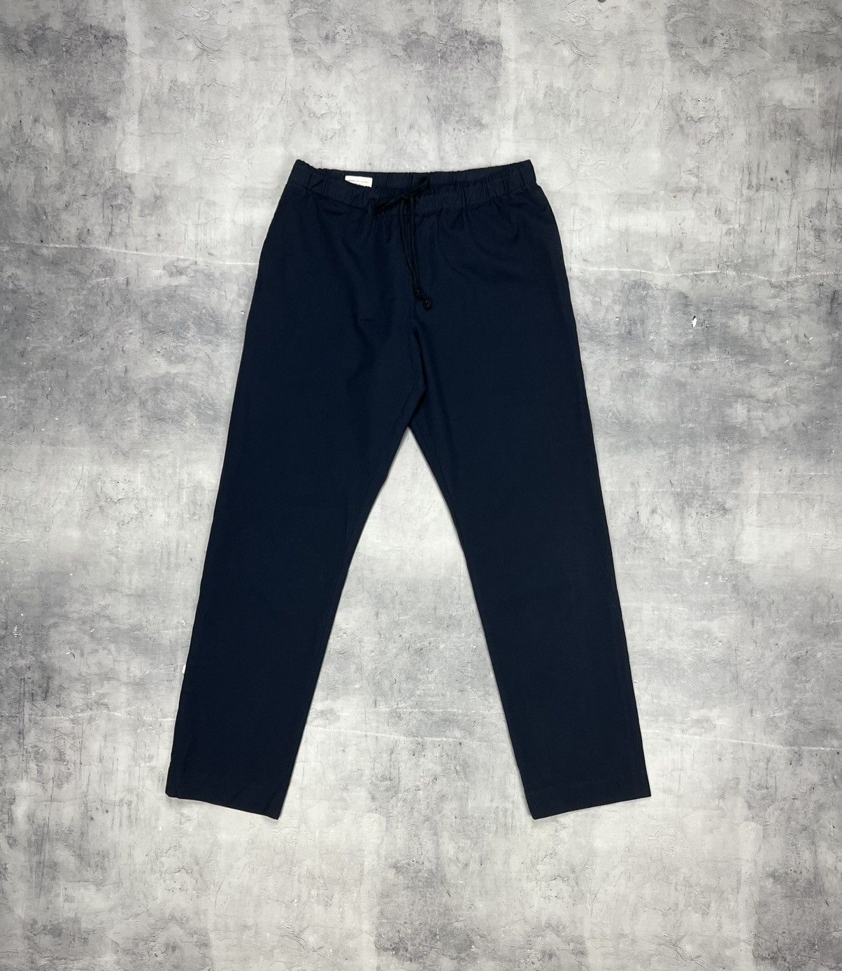 Dries Van Noten Dries Van Noten Navy Blue Mens Wool Chino Baggy Pants Sz 50 Size US 30 / EU 46 - 1 Thumbnail