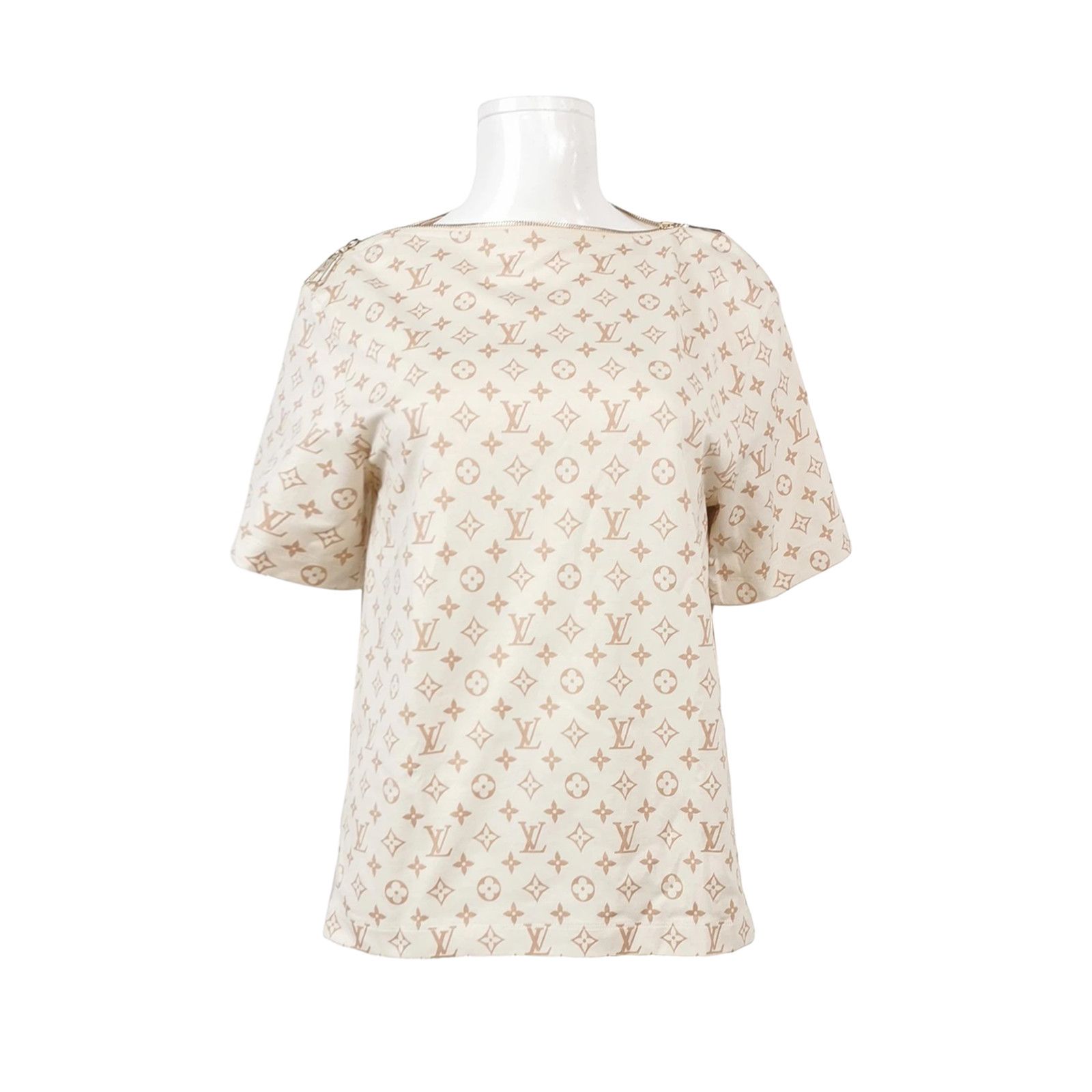 Louis Vuitton Louis Vuitton Monogram Zipper T-Shirt Size S Size US S / EU 44-46 / 1 - 1 Thumbnail