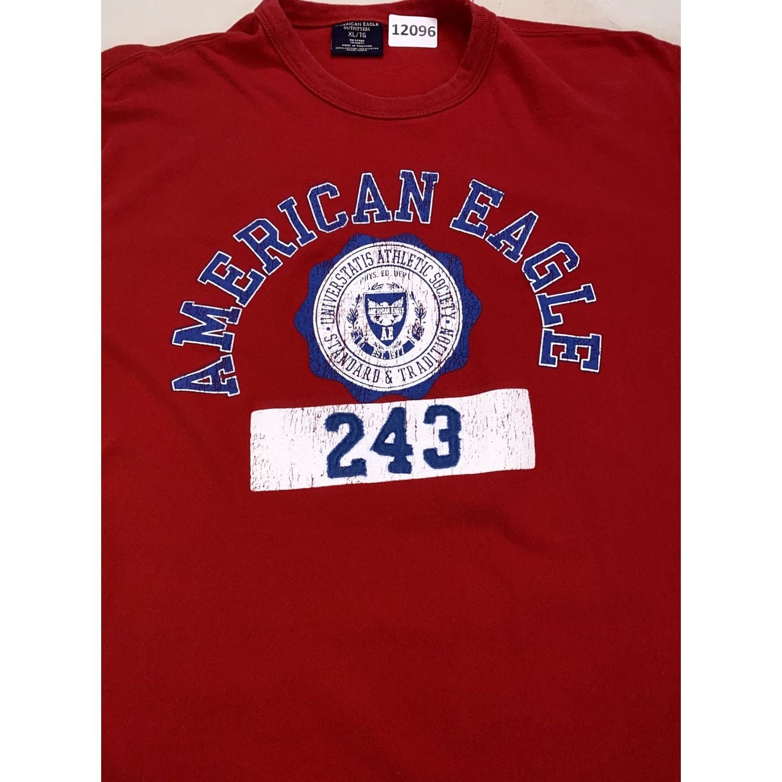 American Eagle Outfitters VINTAGE American Eagle Outfitters Embroidered Distressed Graphic Red Long Sleeve Shirt XL Men Graphic Print Crew Neck Fall Winter Spring Classic Y2K Size US XL / EU 56 / 4 - 2 Thumbnail