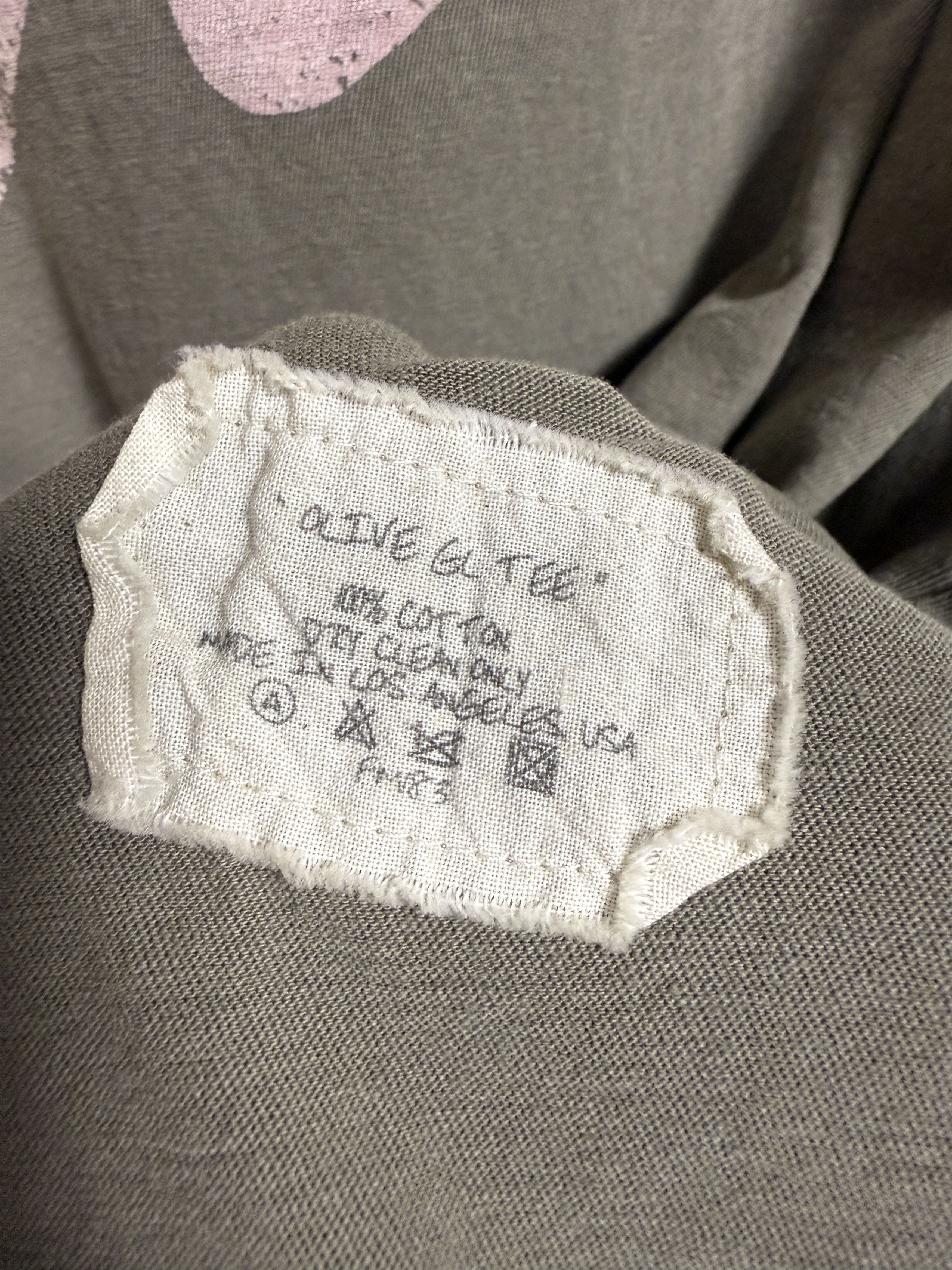 Greg Lauren Greg Lauren Olive GL Tee Size US XL / EU 56 / 4 - 6 Thumbnail
