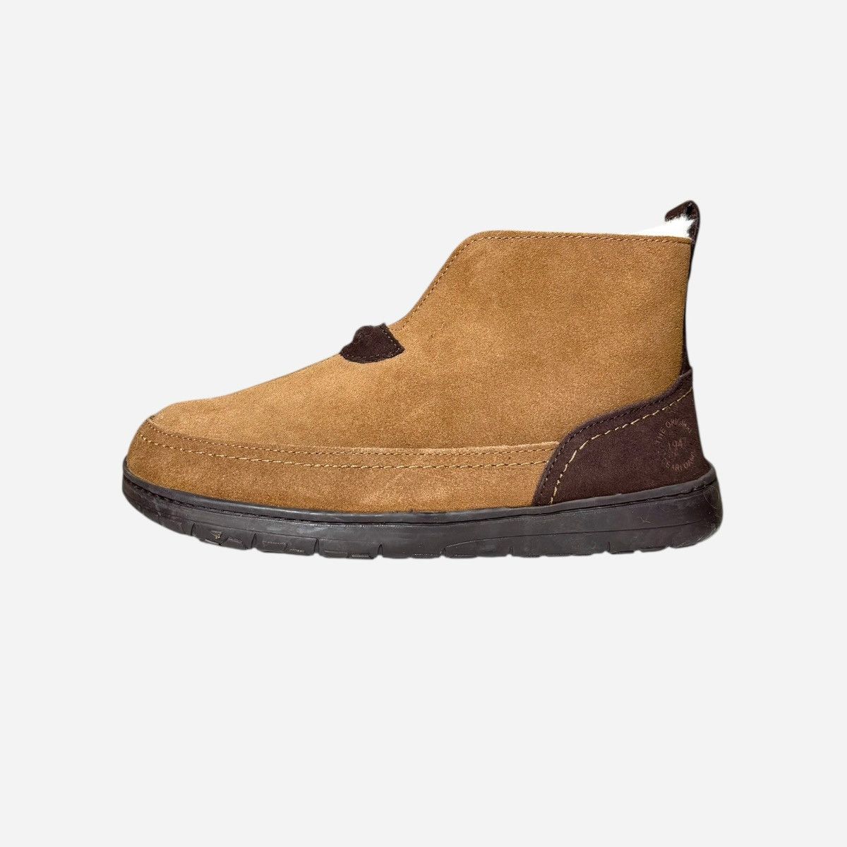 Other Dearfoams Men’s Chestnut Brown Notch Slip-on Booties US 11 Size US 11 / EU 44 - 10 Thumbnail