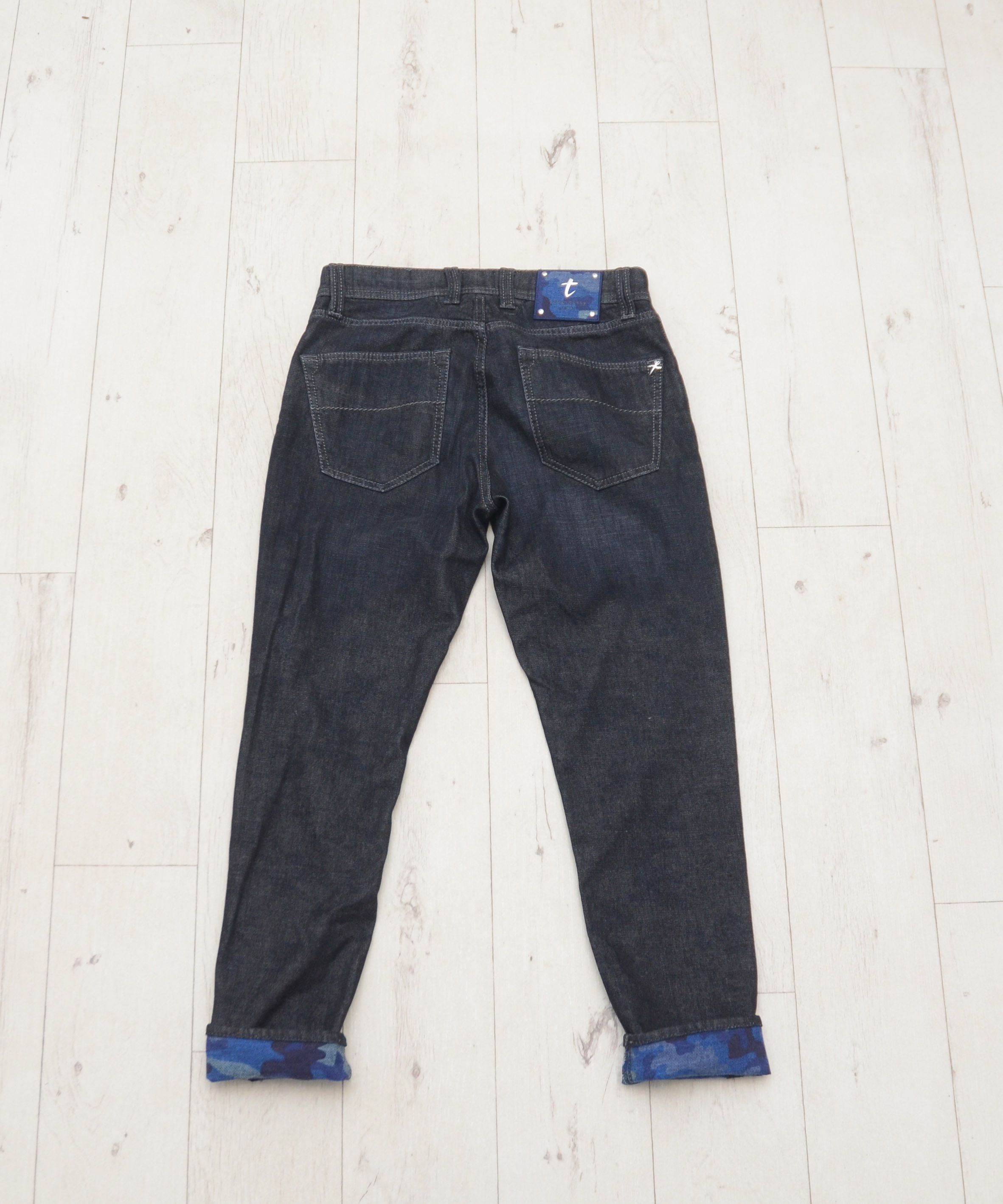 Designer Sartoria Tramarossa Leonardo Italian Jeans Dark Gray Pants Size US 30 / EU 46 - 6 Thumbnail