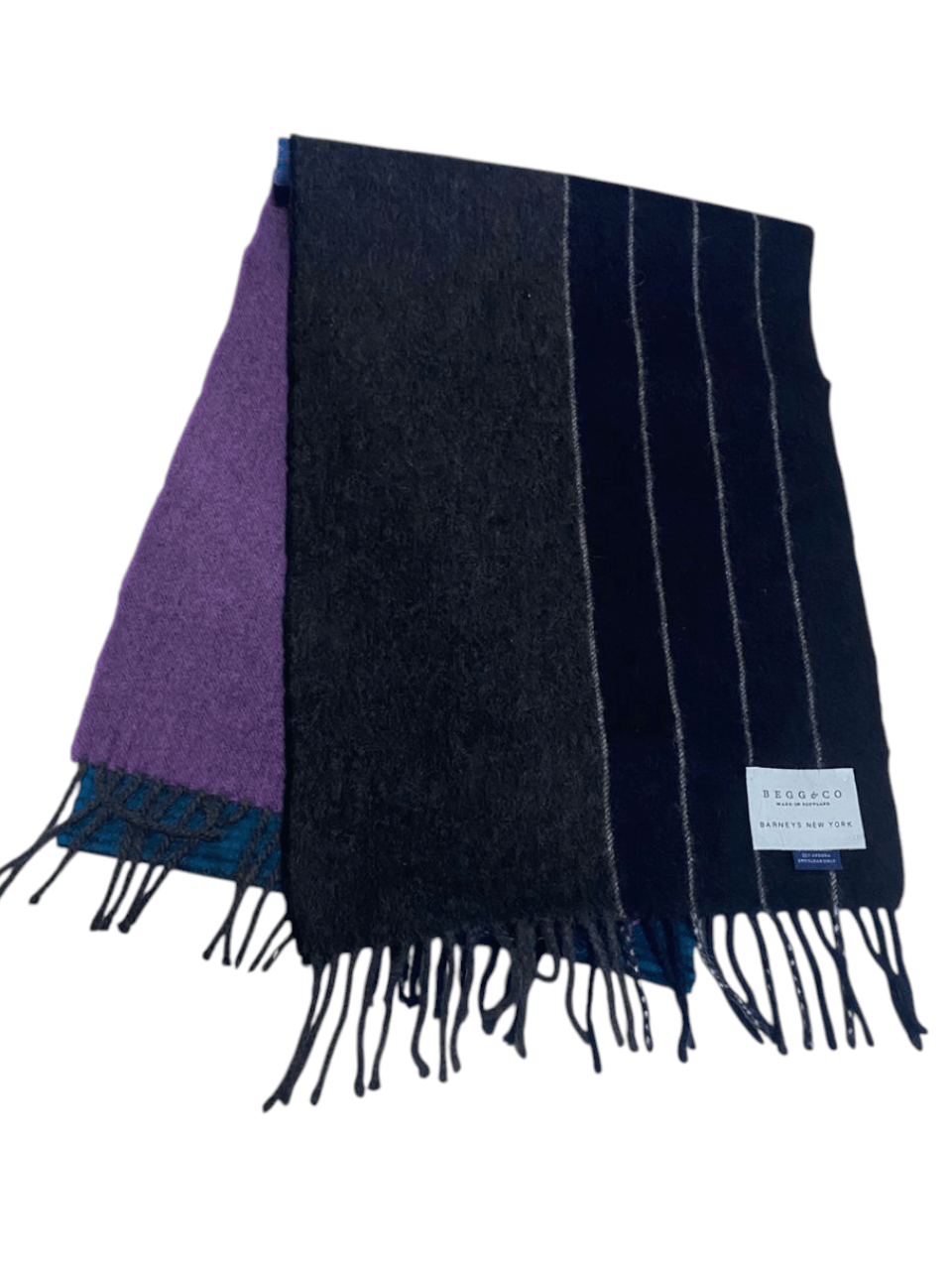 Begg x Co Begg & Co Lambswool Angora Scarf 70x11" Barney's New York Size ONE SIZE - 3 Thumbnail