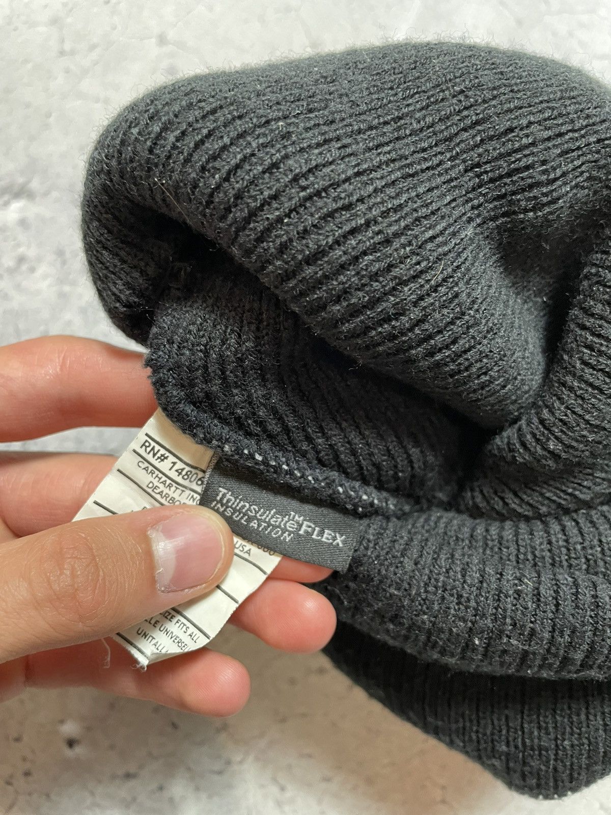 Carhartt Vintage Balaclava Hat Ski Mask Carhartt Made In USA Y2K Size ONE SIZE - 4 Thumbnail