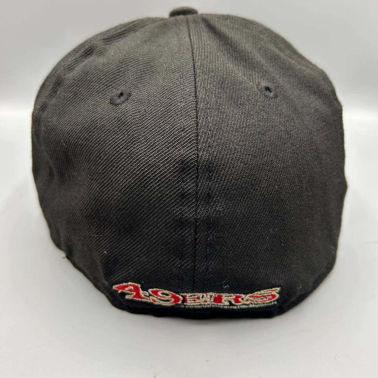 New Era San Francisco 49ers Hat Men 7 1/8 Black NFL Fitted Cap Wool Size ONE SIZE - 9 Thumbnail