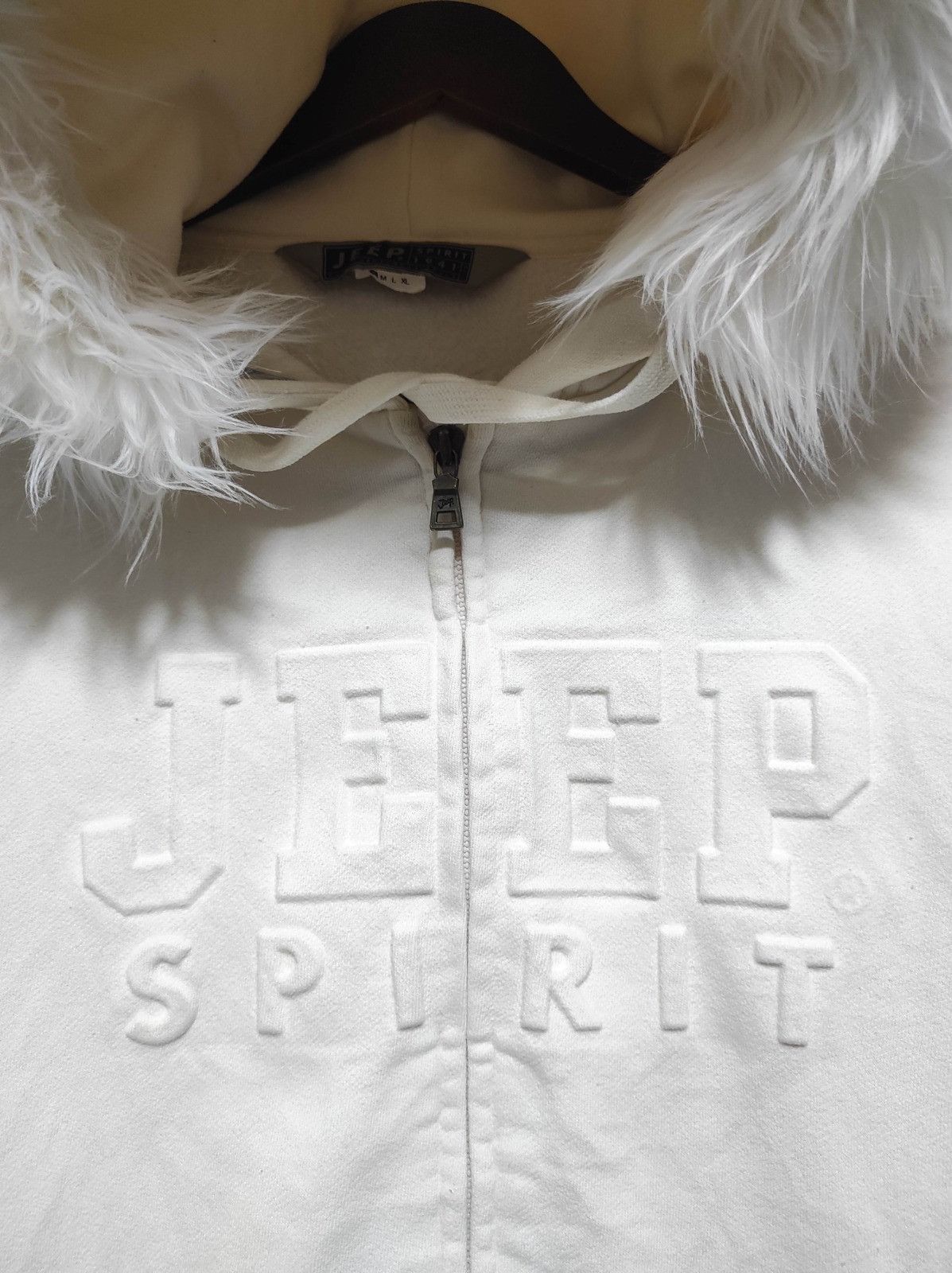 Jeep Jeep Spirit white zip fur hoodie ifsix LGB style Size US S / EU 44-46 / 1 - 4 Thumbnail