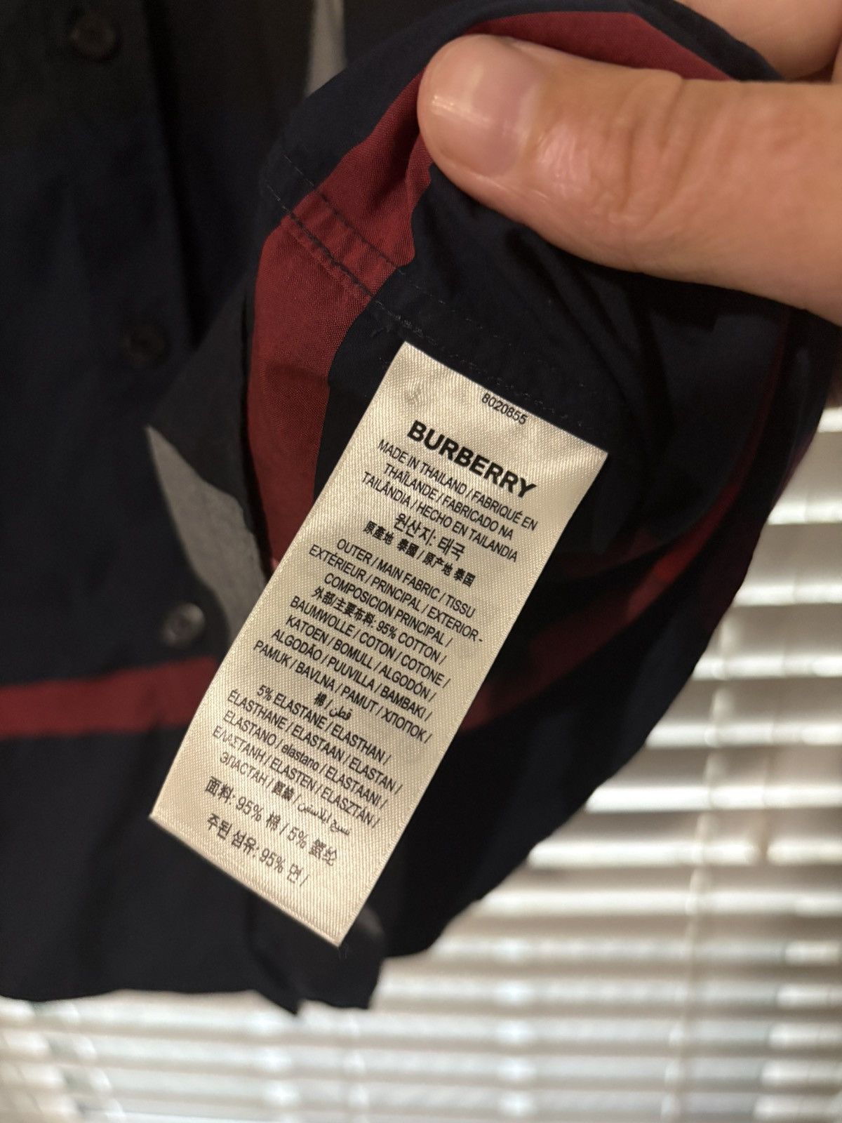 Burberry Burberry Check Cotton Shirt Size US L / EU 52-54 / 3 - 3 Thumbnail