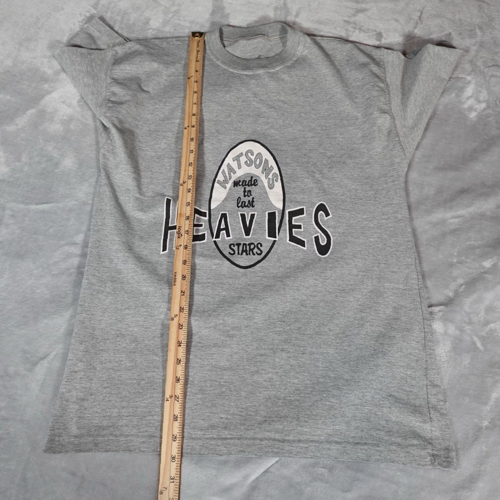 Vintage VINTAGE Watson Heavies 90s Graphic Print Crewneck T-Shirt Mens Large Gray Size US L / EU 52-54 / 3 - 6 Thumbnail