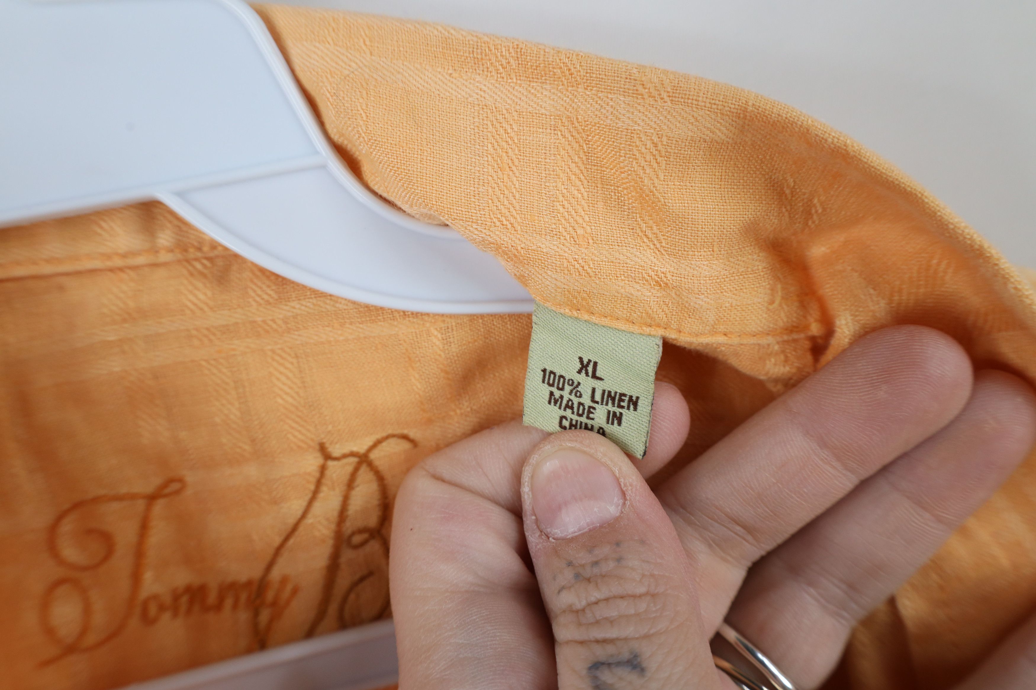 Tommy Bahama × Vintage Tommy Bahama Linen Short Sleeve Collared Board Button Shirt Size US XL / EU 56 / 4 - 8 Thumbnail