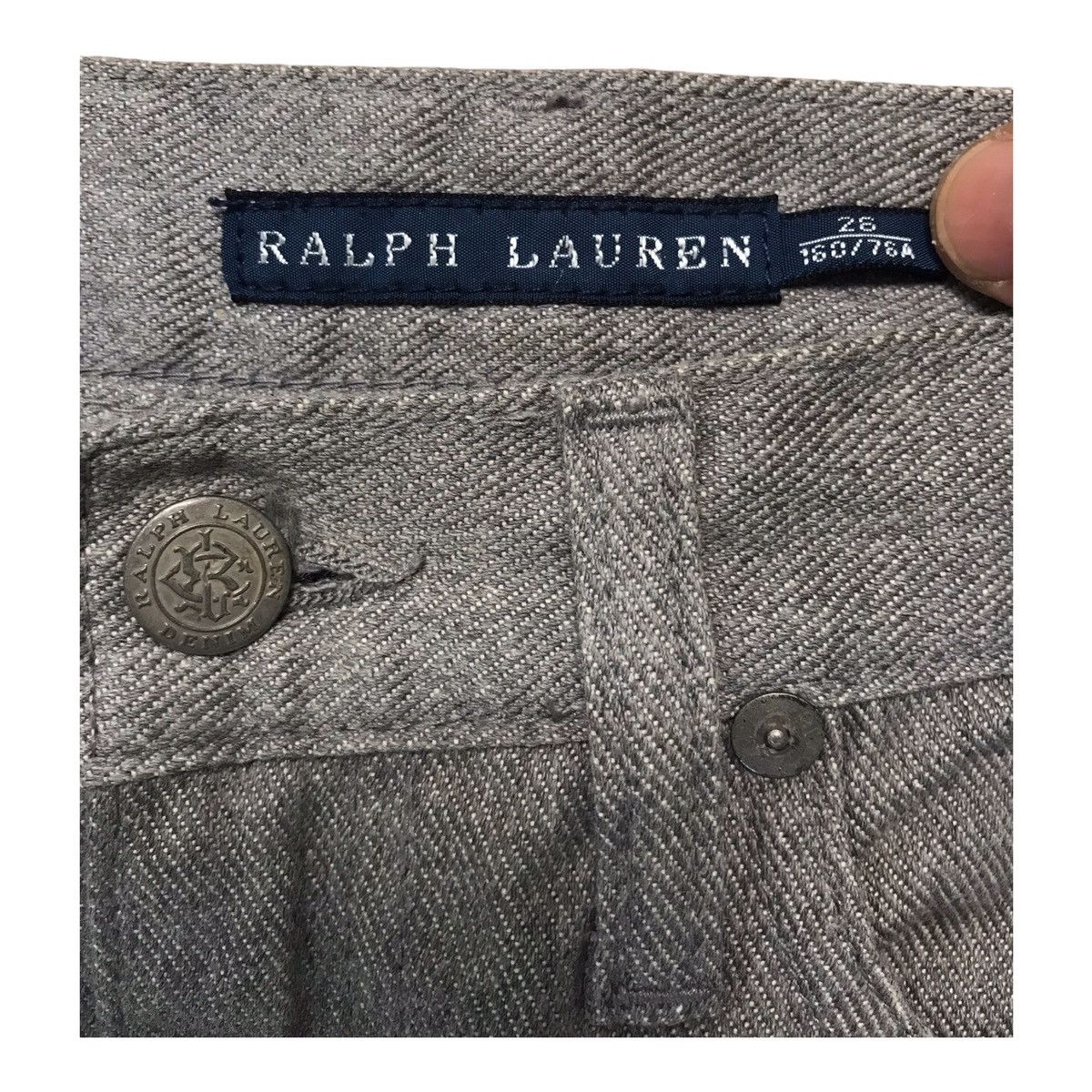 Polo Ralph Lauren × RRL Ralph Lauren × Ralph Lauren Ralph Lauren Decorative Chain At Waist Denim Skirt Size 30" / US 8 / IT 44 - 4 Thumbnail