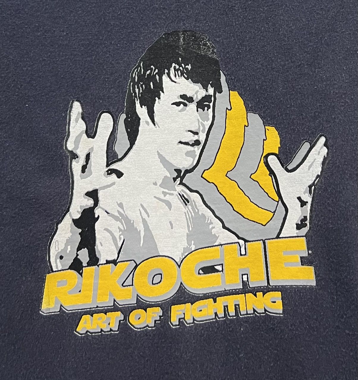 Vintage VINTAGE BRUCE LEE RIKOCHE ART OF FIGHTING SLEEVELESS SHIRT Size US L / EU 52-54 / 3 - 3 Thumbnail
