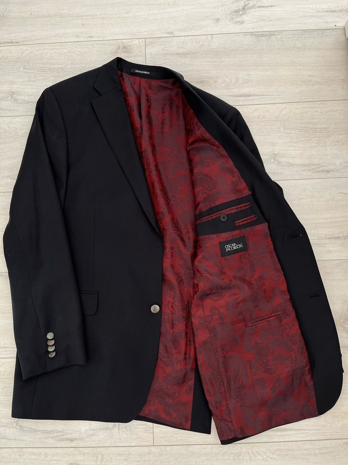 Oscar Jacobson OSCAR JACOBSON WOOL BLAZER Size US XL / EU 56 / 4 - 3 Thumbnail