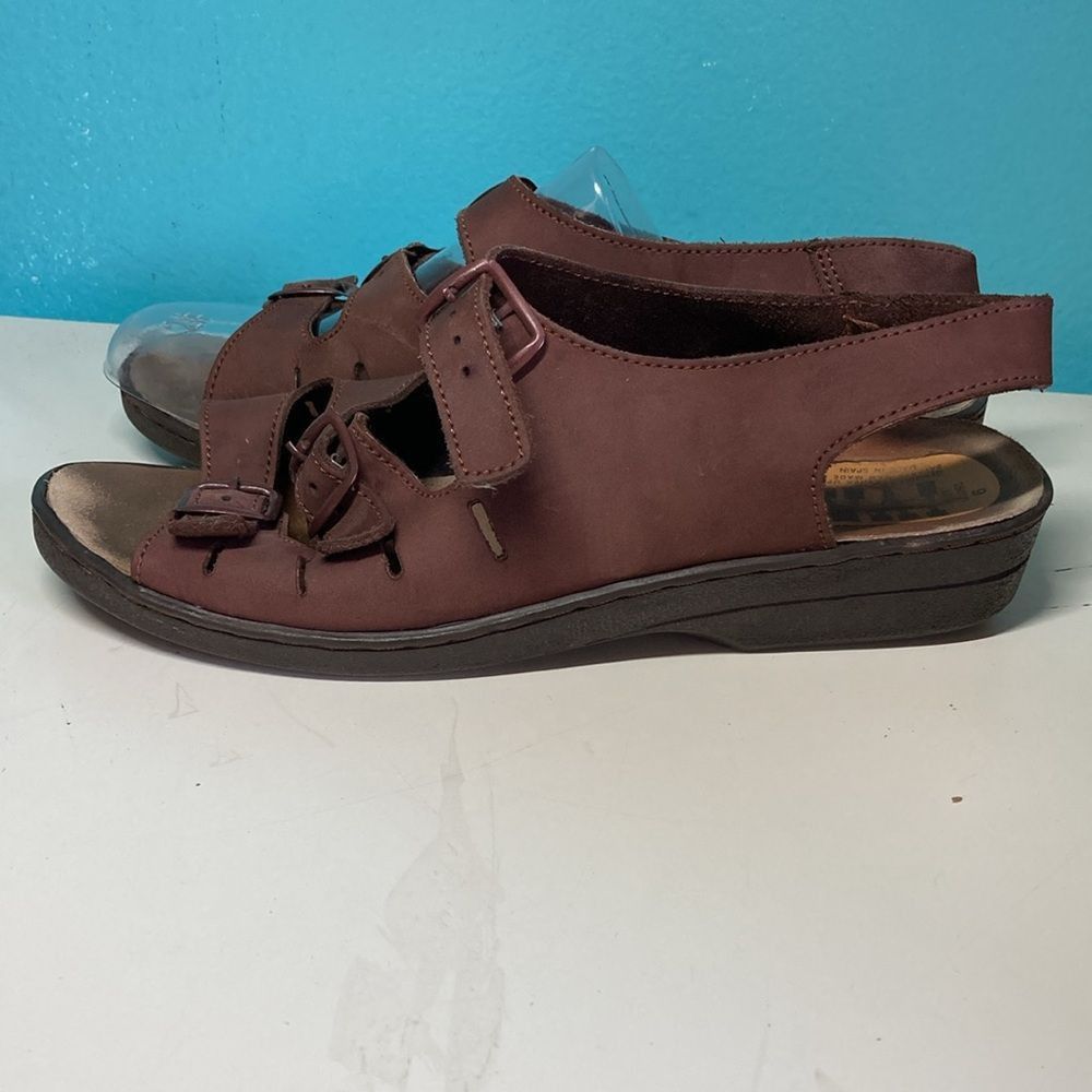 Other Ivan "Lois" Leather Sandals Made in Spain Size 9 Fit like 8.5 Size US 8.5 / IT 38.5 - 3 Thumbnail