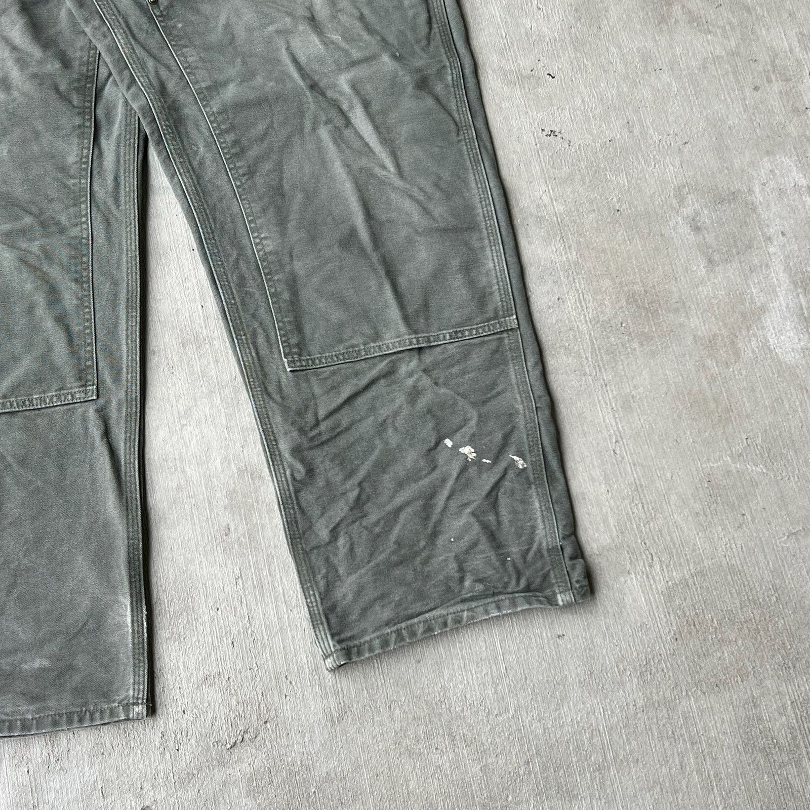 Carhartt × Vintage Carhartt MOS green double knee work wear carpenter pants Size US 41 - 4 Thumbnail