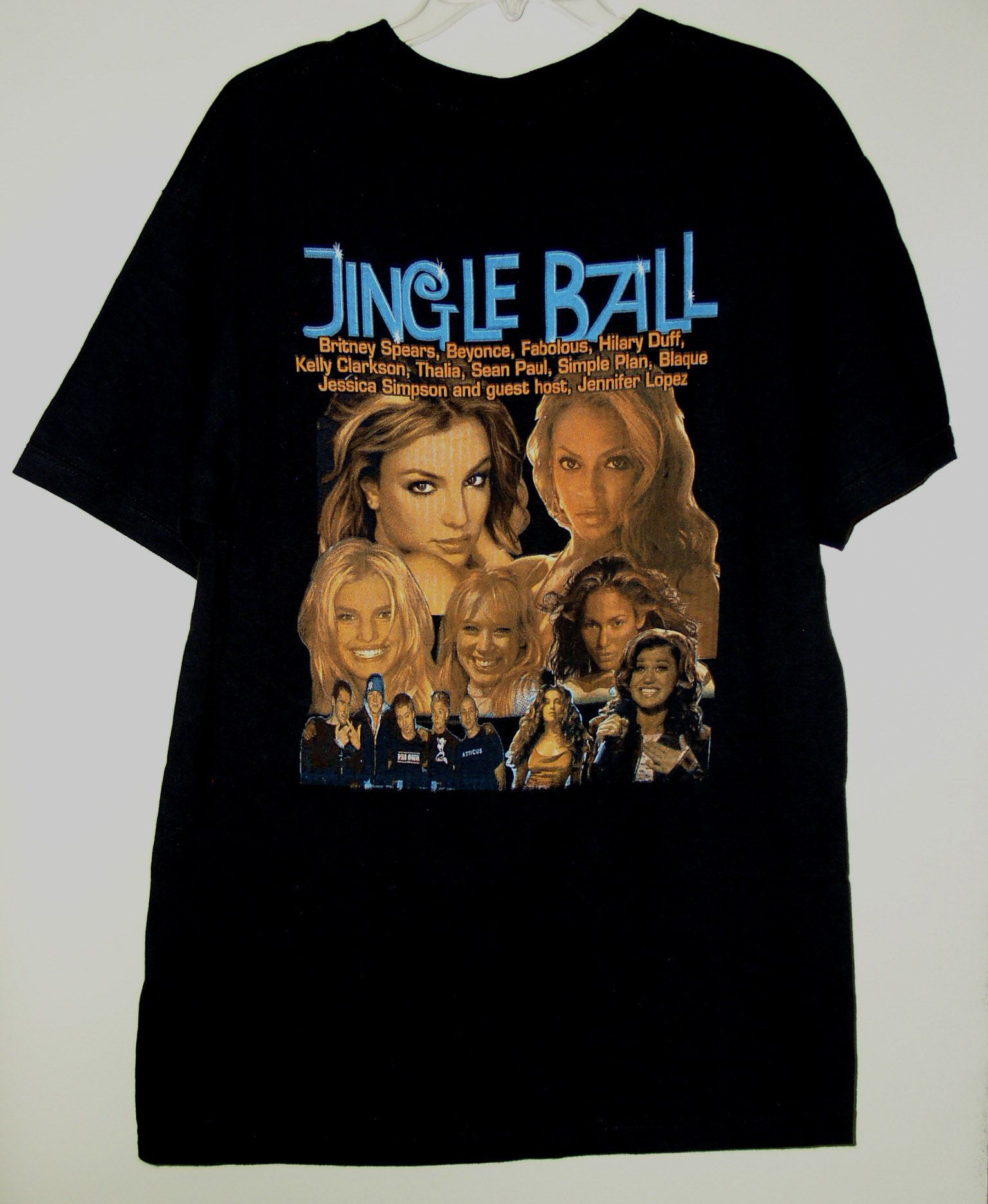 Vintage Britney Spears Beyonce Jingle Ball Concert Shirt 2003 Size US L / EU 52-54 / 3 - 2 Thumbnail