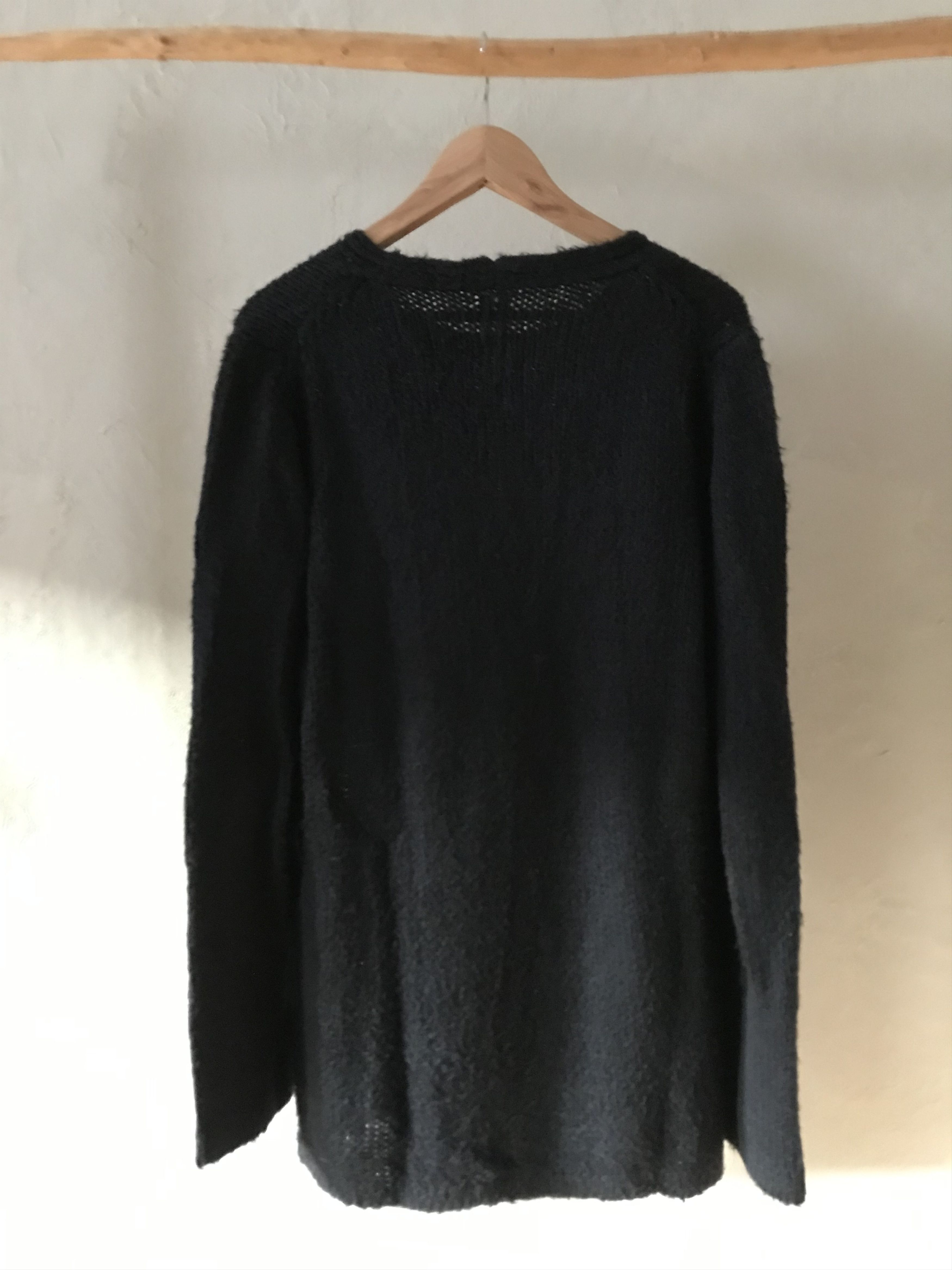 Rick Owens FW15 Rick Owens Sphinx heavy knit silk sweater, dark blue Size US XL / EU 56 / 4 - 10 Thumbnail
