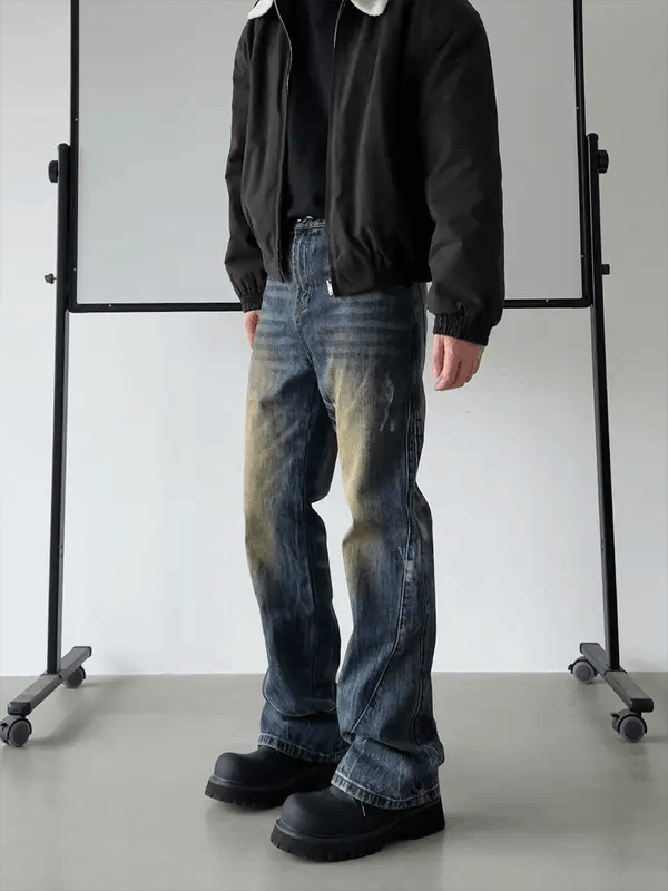 Japanese Brand Arisawa x Gotou Washed Style Denim Pant Size US 27 - 5 Thumbnail