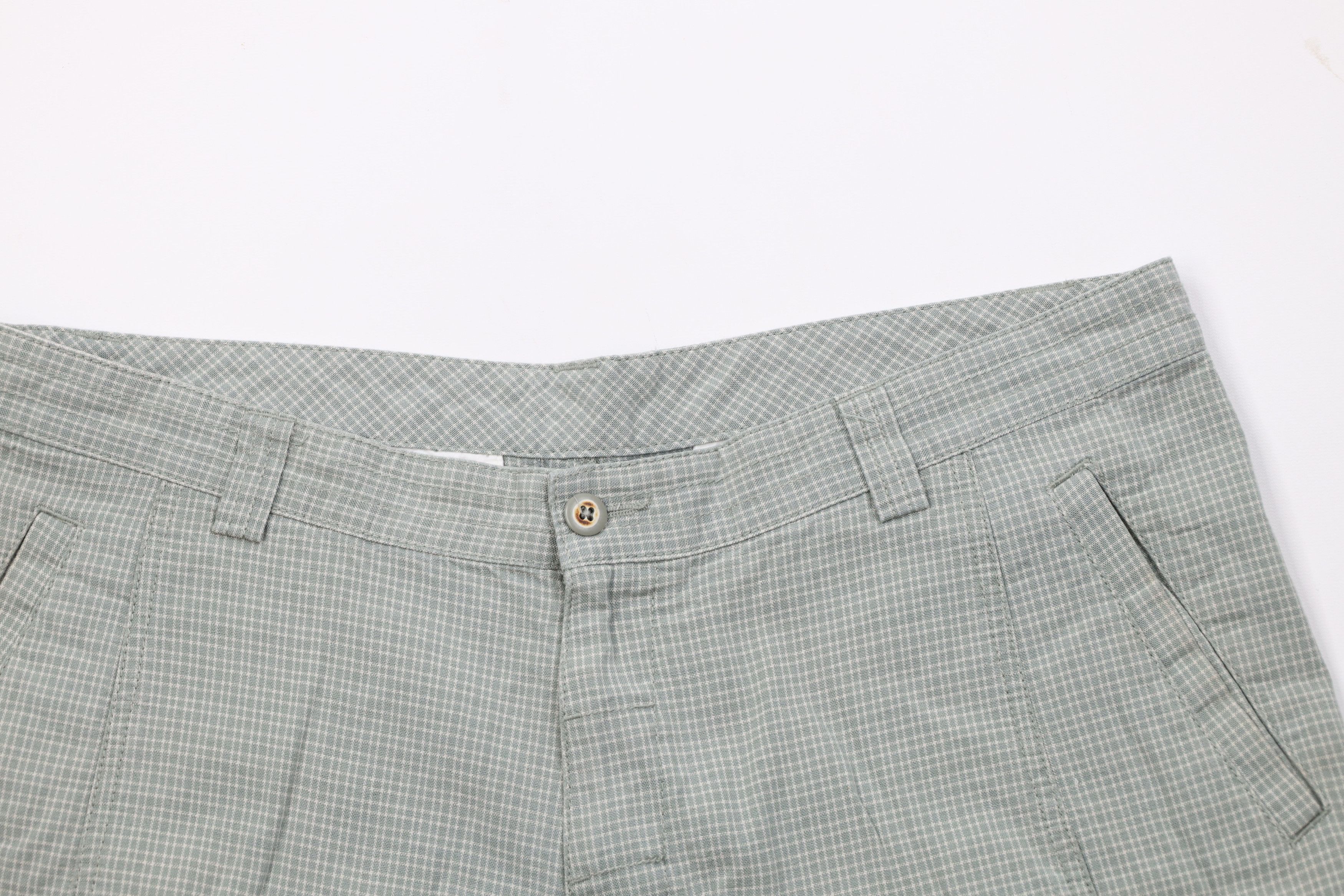 Tommy Bahama Vintage Tommy Bahama Relax Fit Cargo Shorts Green Plaid Size US 38 / EU 54 - 2 Thumbnail
