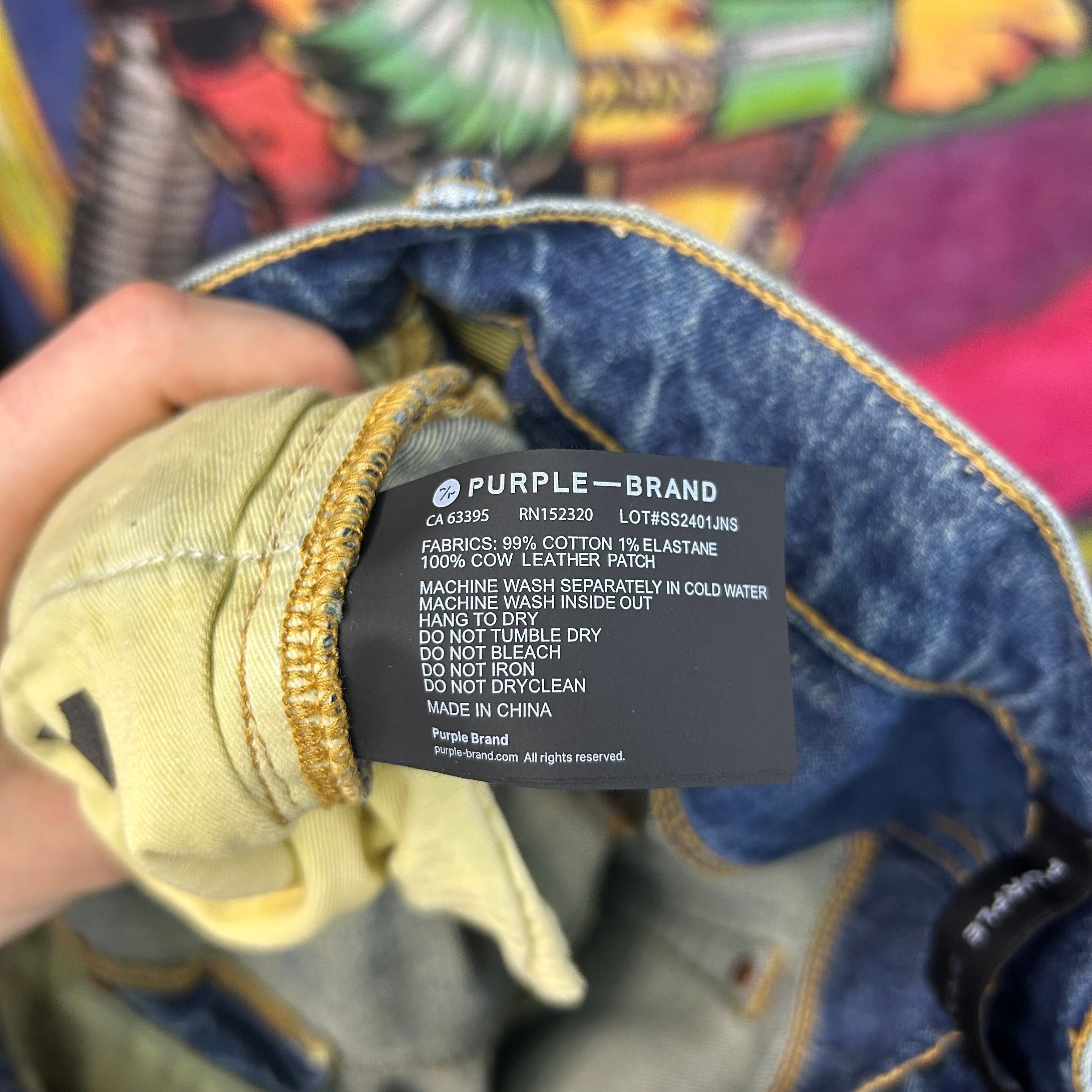 Purple Brand Purple Brand Distressed Denim Size 36” Size US 36 / EU 52 - 4 Thumbnail