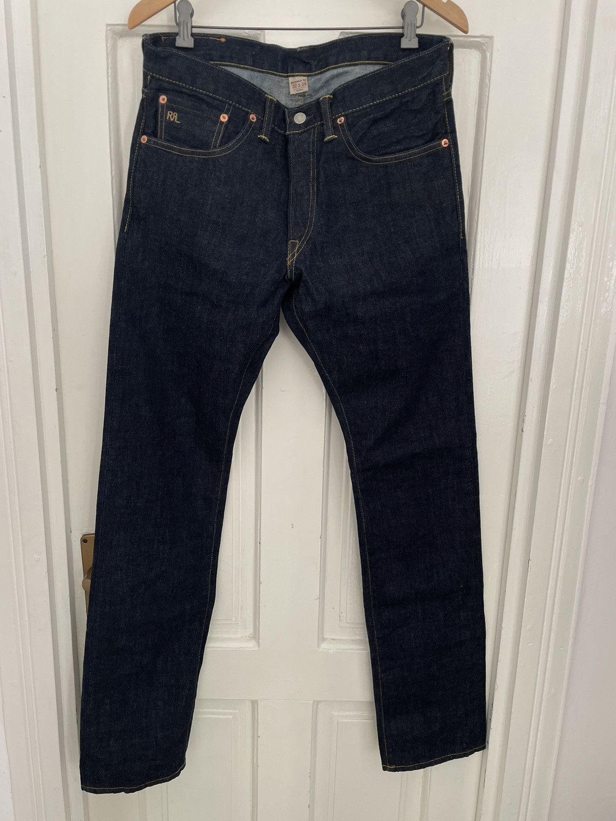 Japanese Brand × RRL Ralph Lauren × Vintage RRL Selvedge Denim USA Size US 32 / EU 48 - 11 Thumbnail