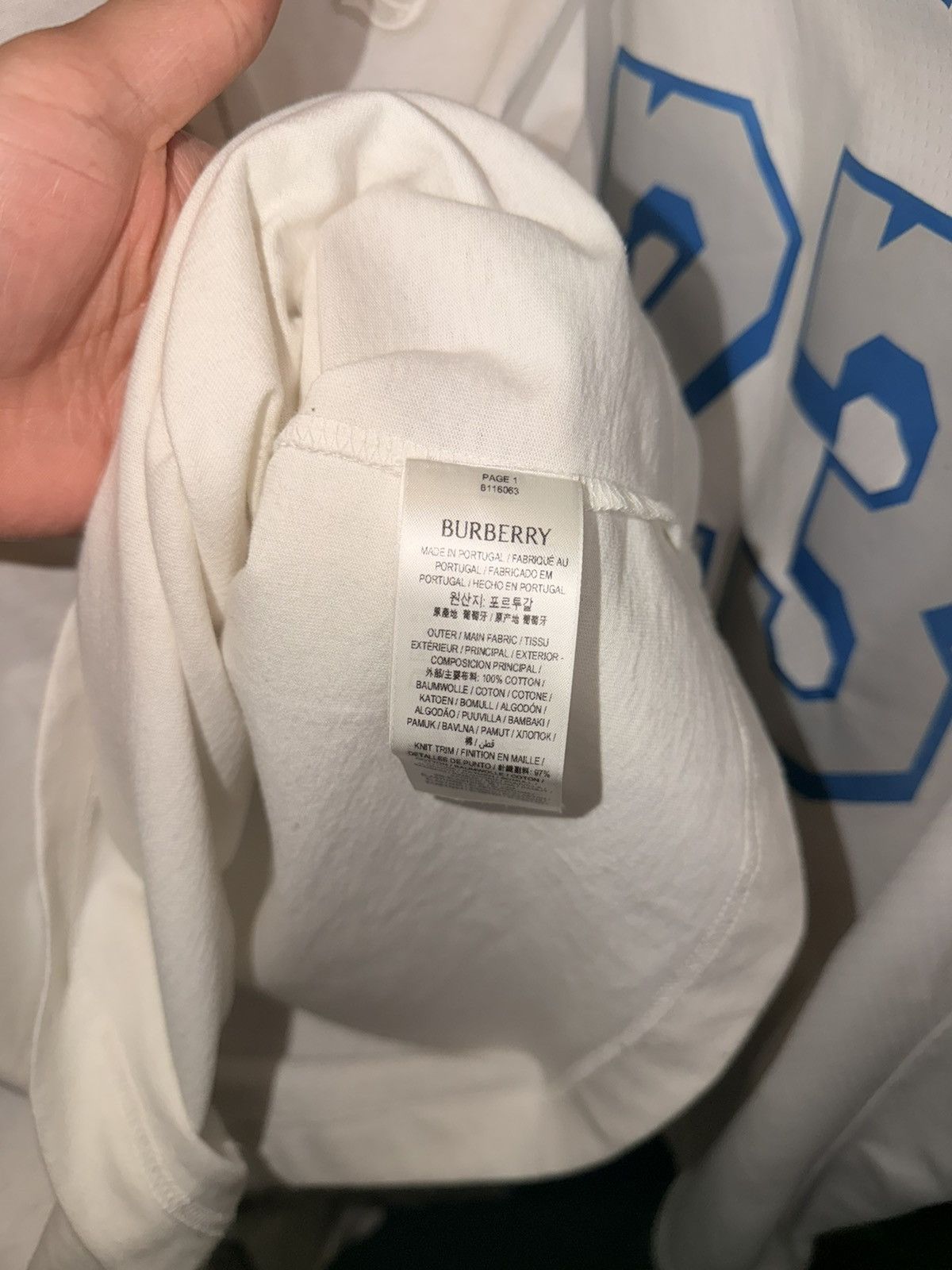 Burberry Burberry white t shirt Size US S / EU 44-46 / 1 - 4 Thumbnail