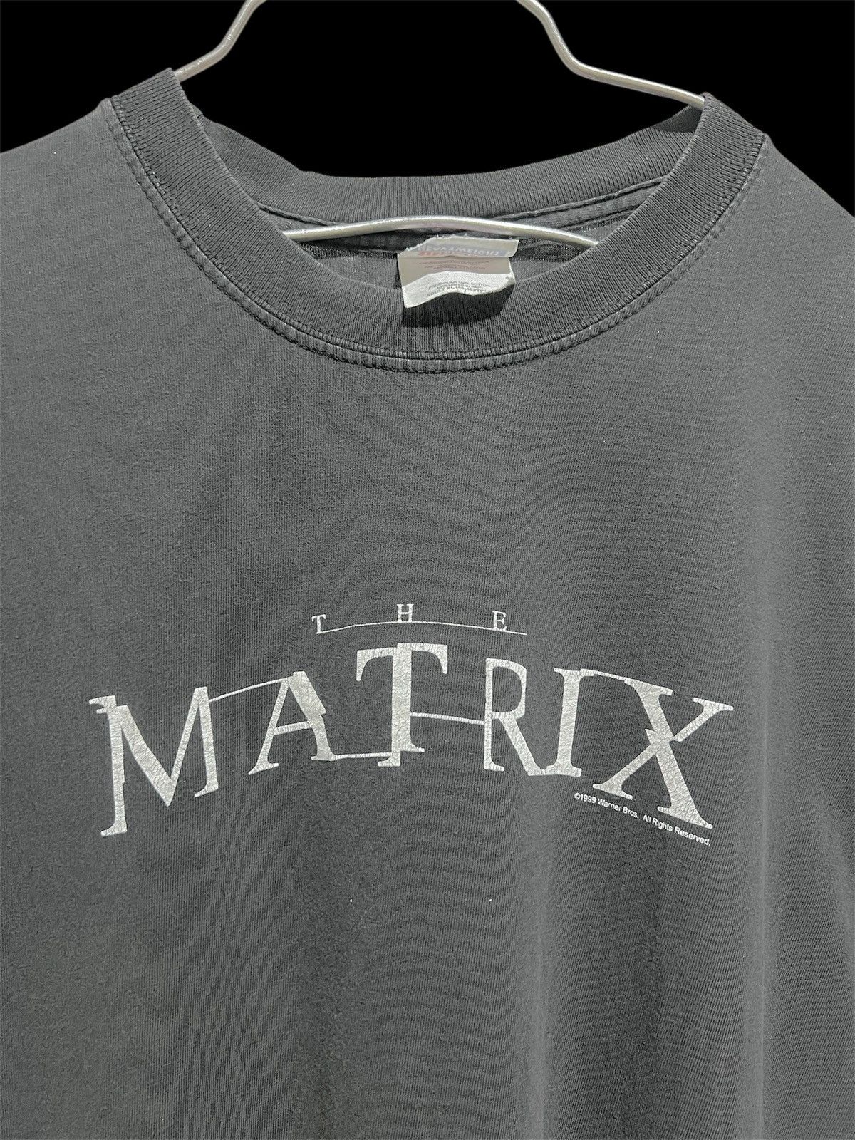 Vintage Vintage 90s The Matrix Promo Movie Tee XL Thrashed Faded Size US XL / EU 56 / 4 - 4 Thumbnail