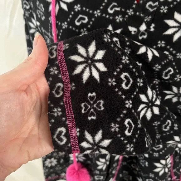 Other Snowflake Print Extra Long Pullover Hoodie in Medium Size M / US 6-8 / IT 42-44 - 4 Thumbnail