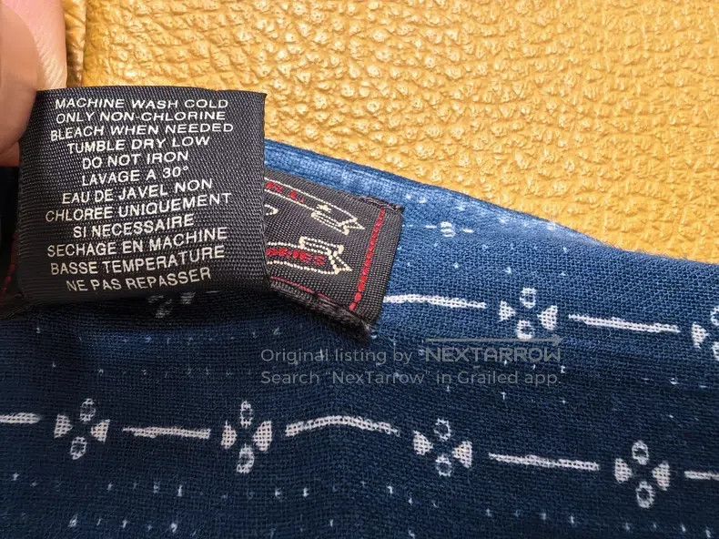 RRL Ralph Lauren RRL Ralph Lauren Blue cat paw striped scarf Size ONE SIZE - 6 Thumbnail