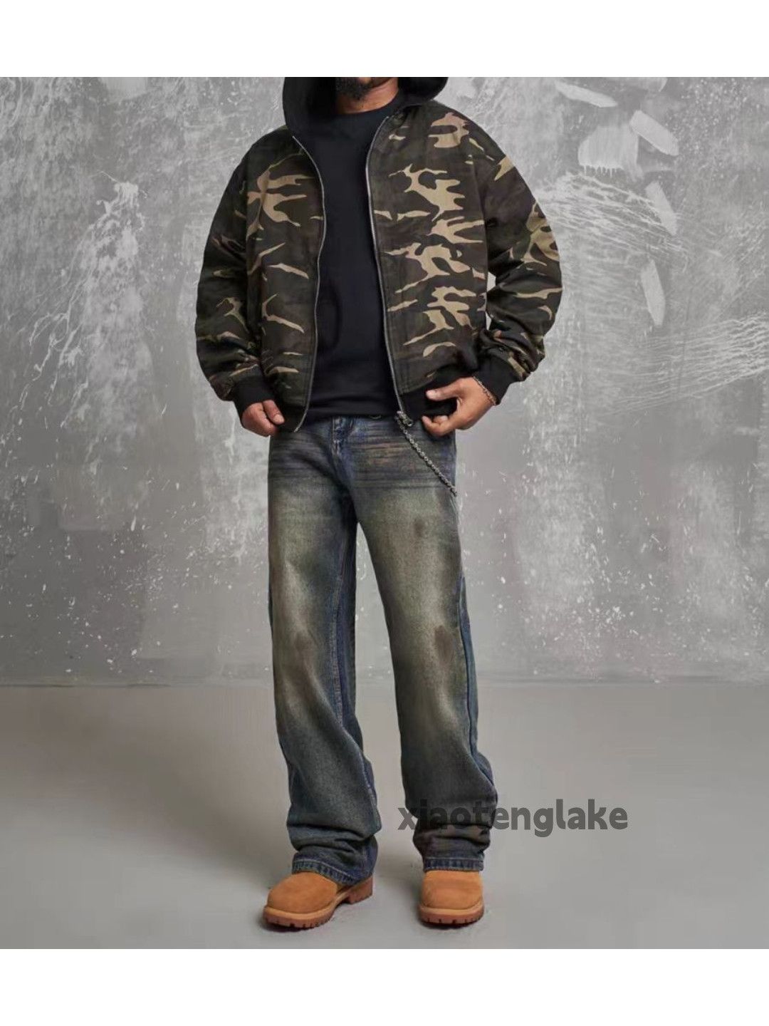 Jean × Vintage washed faded punk grunge rusty stain hiphop jeans Size US 32 / EU 48 - 9 Thumbnail