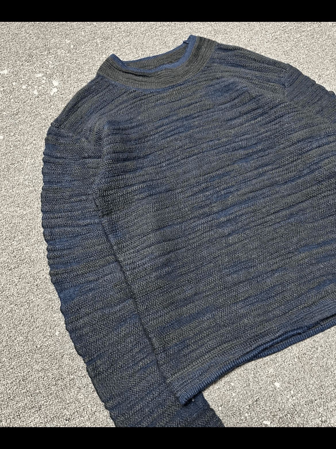 Issey Miyake Issey Miyake Issey Miyake Mix Woven Knitwear Sweater-2506 Size US M / EU 48-50 / 2 - 3 Thumbnail