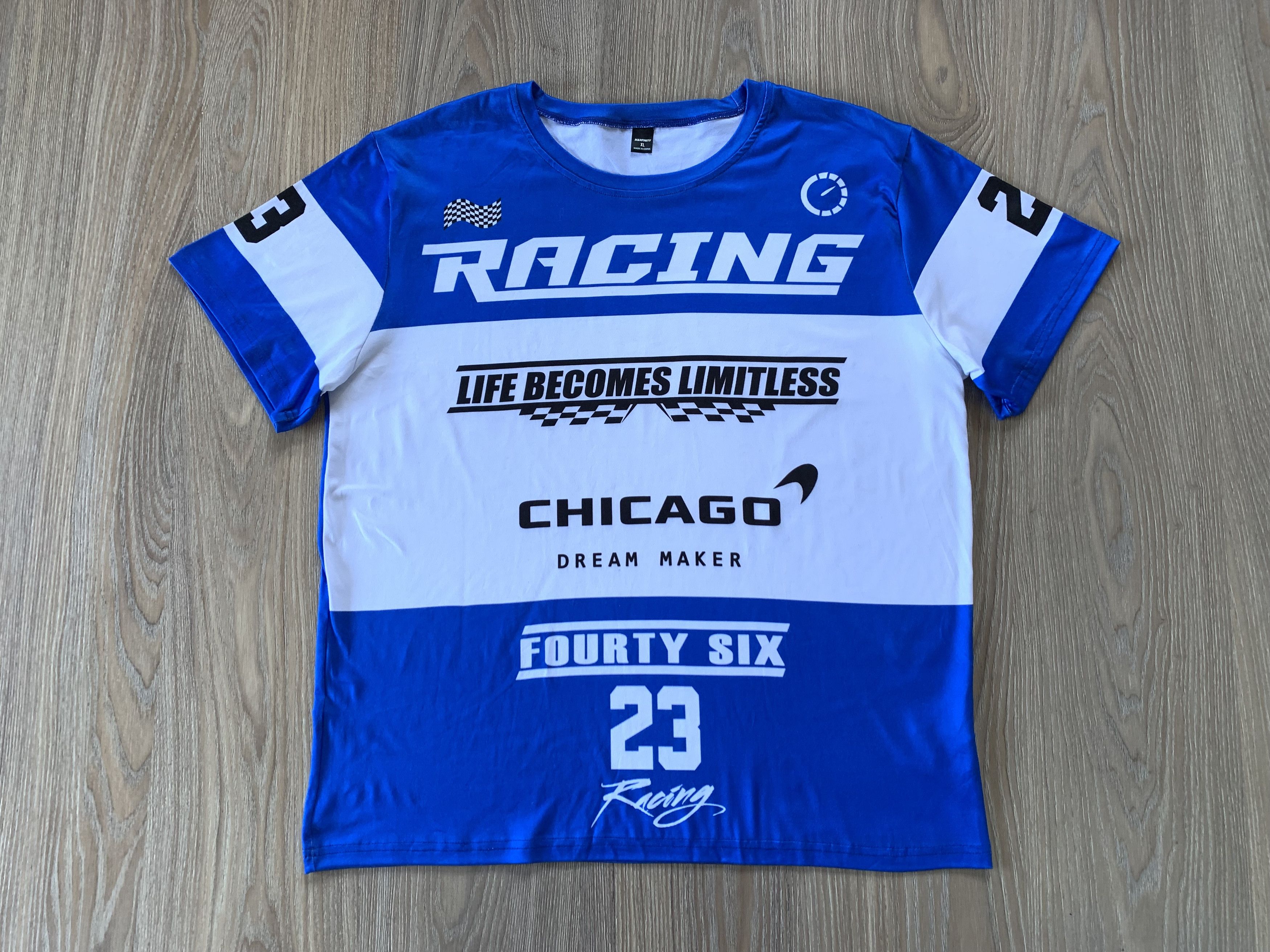 NASCAR × Vintage Chicago Dream Maker Nascar Sport T Shirt Size US XL / EU 56 / 4 - 2 Thumbnail