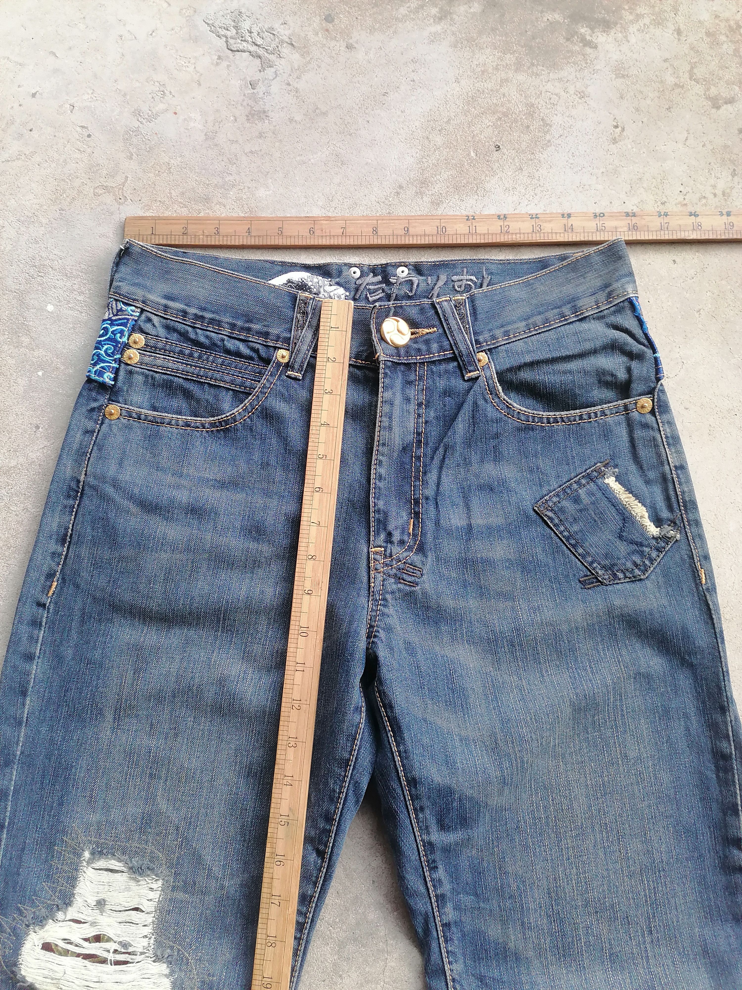 Japanese Brand Big Train Nice Design Jeans Japan Size US 31 - 3 Thumbnail