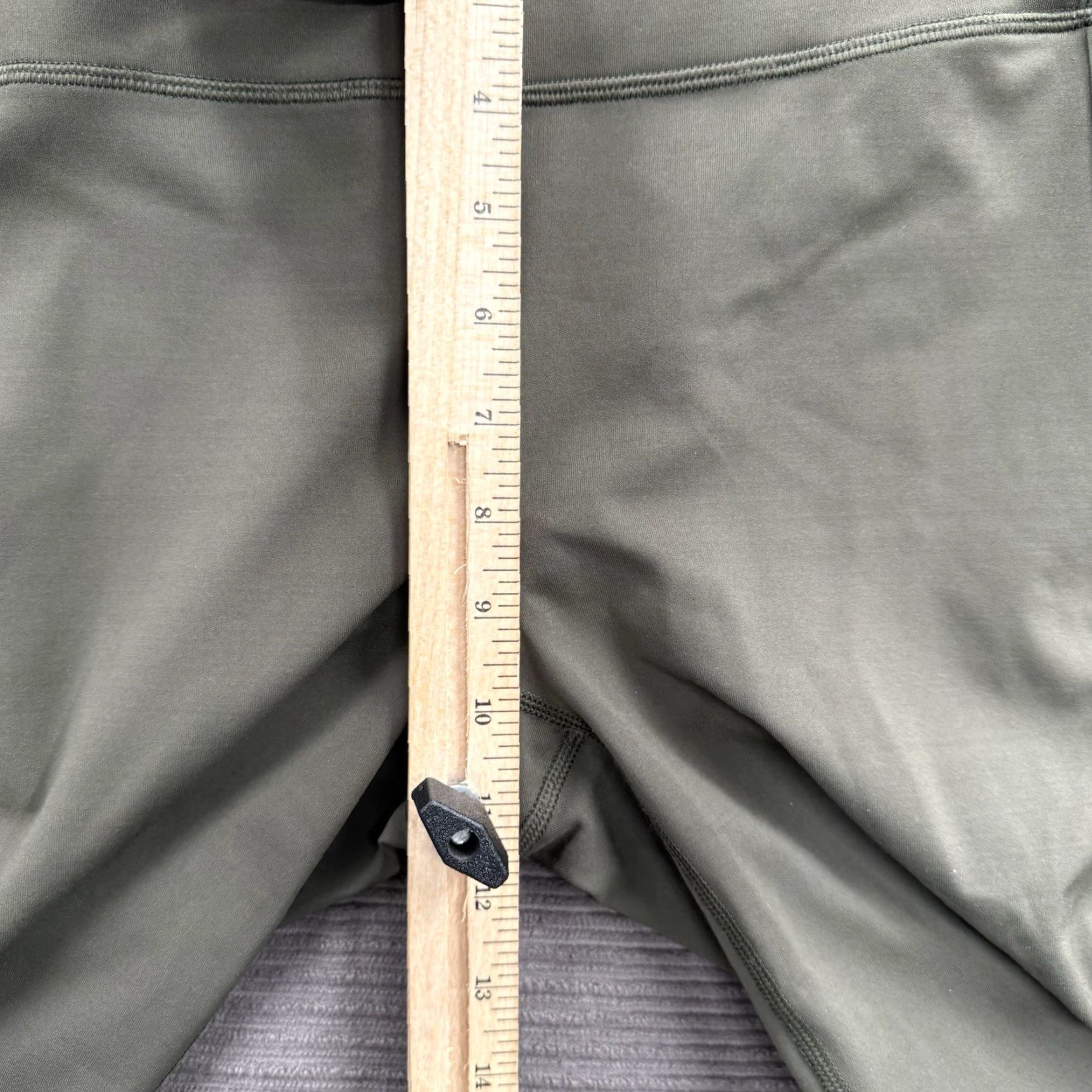 Lululemon Lululemon Wunder Under Crop Leggings Women 6 Dark Olive Gym Yoga Workout Comfort Crop Leggings Size 28" / US 6 / IT 42 - 5 Thumbnail