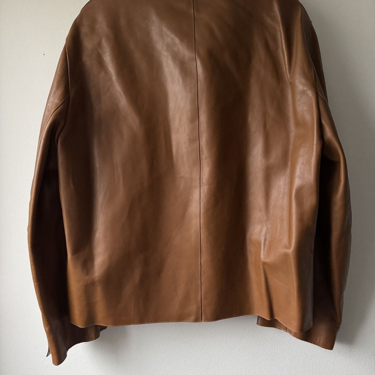 Prada Prada FW2000 Insulated Calf Leather Zip-Up Blouson Jacket Size US L / EU 52-54 / 3 - 8 Thumbnail